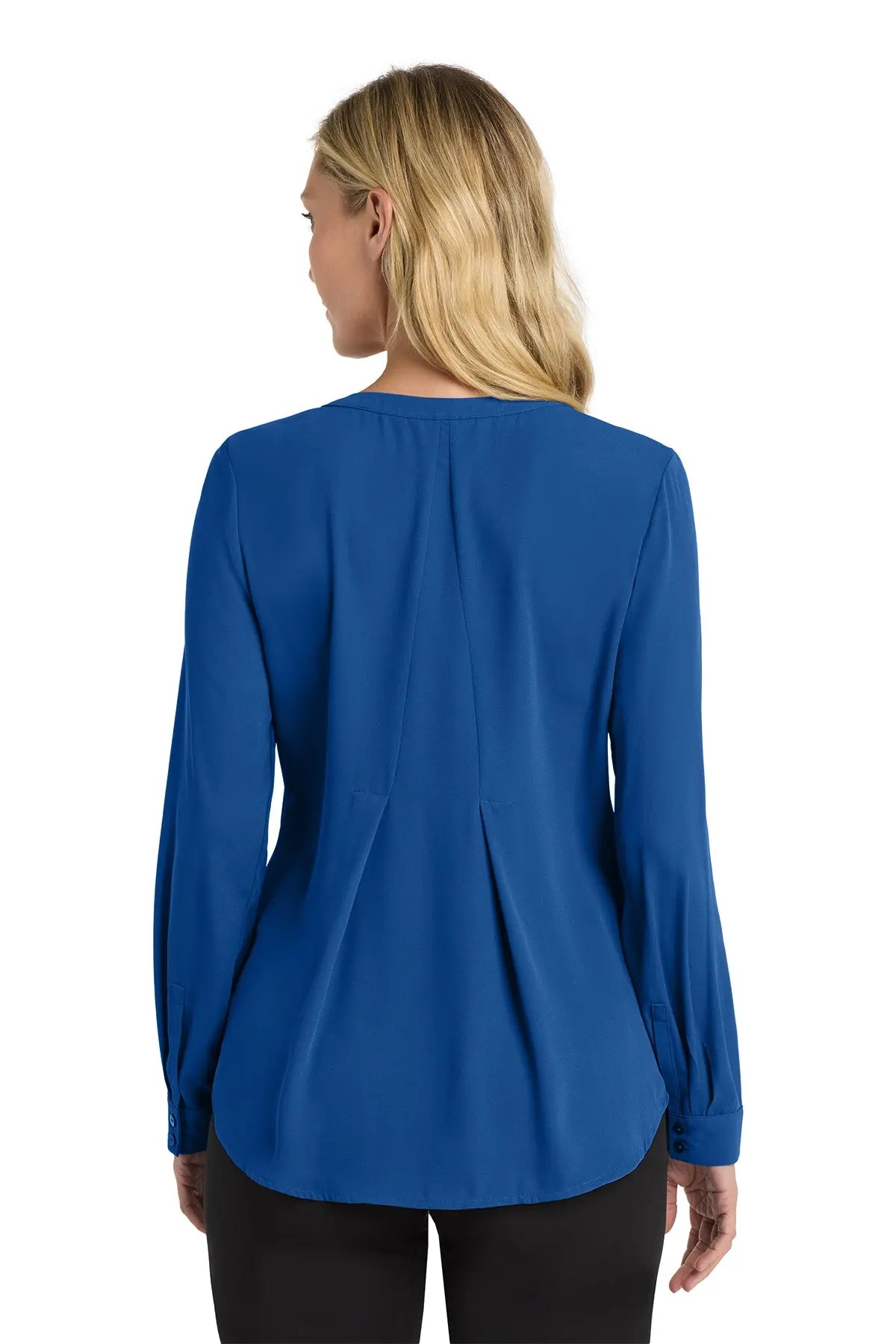 Port Authority® Women's Long Sleeve Button-Front Blouse #LW700