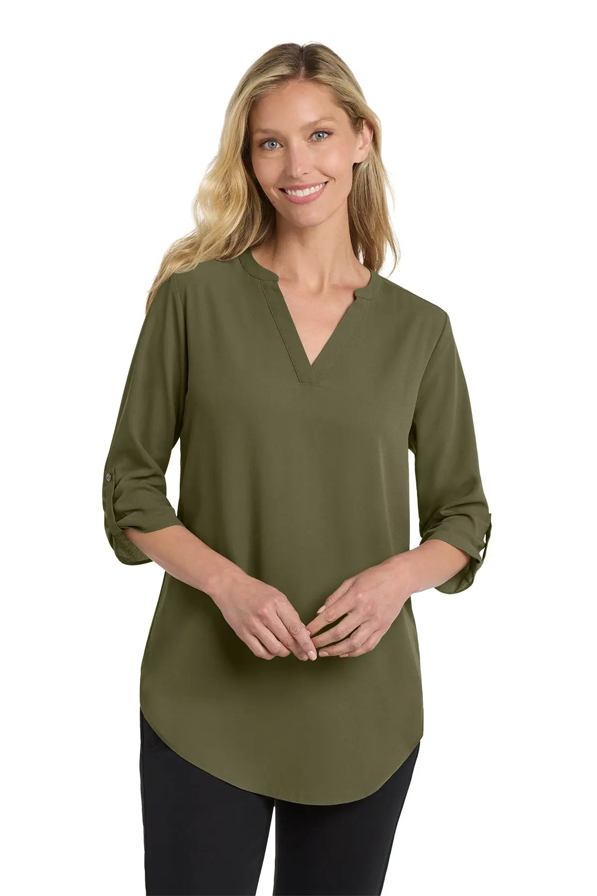 Port Authority® Women's 3/4-Sleeve Tunic Blouse #LW701