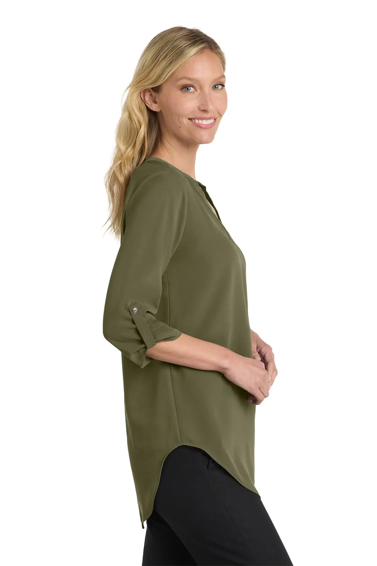 Port Authority® Women's 3/4-Sleeve Tunic Blouse #LW701