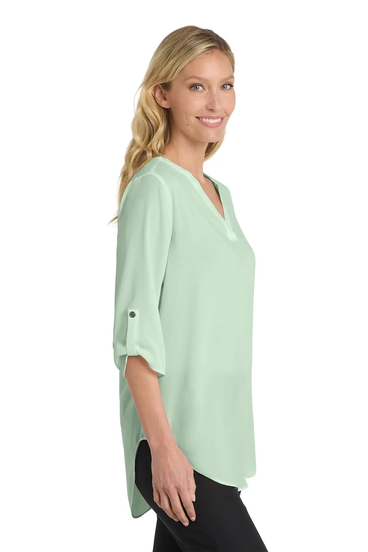 Port Authority® Women's 3/4-Sleeve Tunic Blouse #LW701