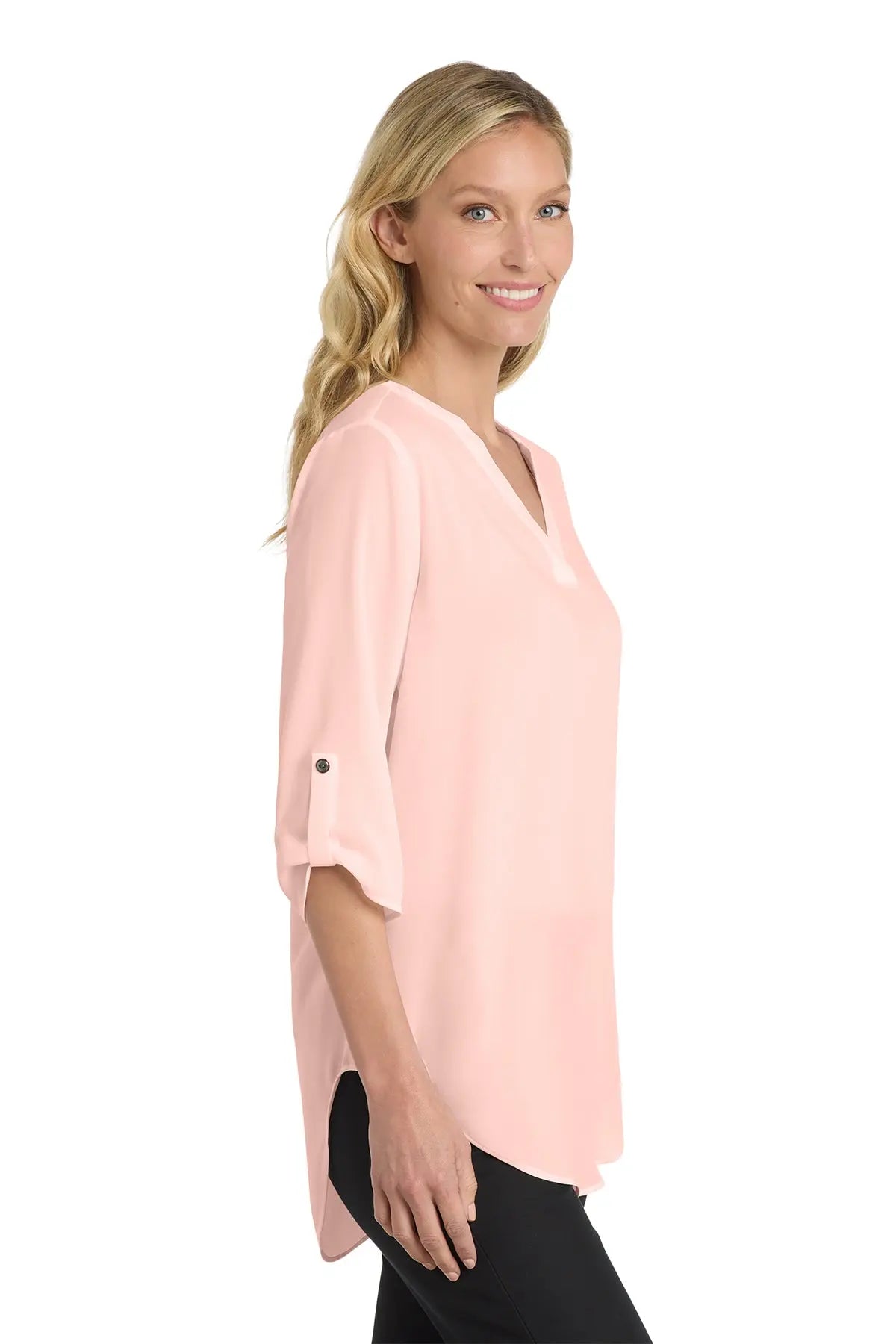 Port Authority® Women's 3/4-Sleeve Tunic Blouse #LW701