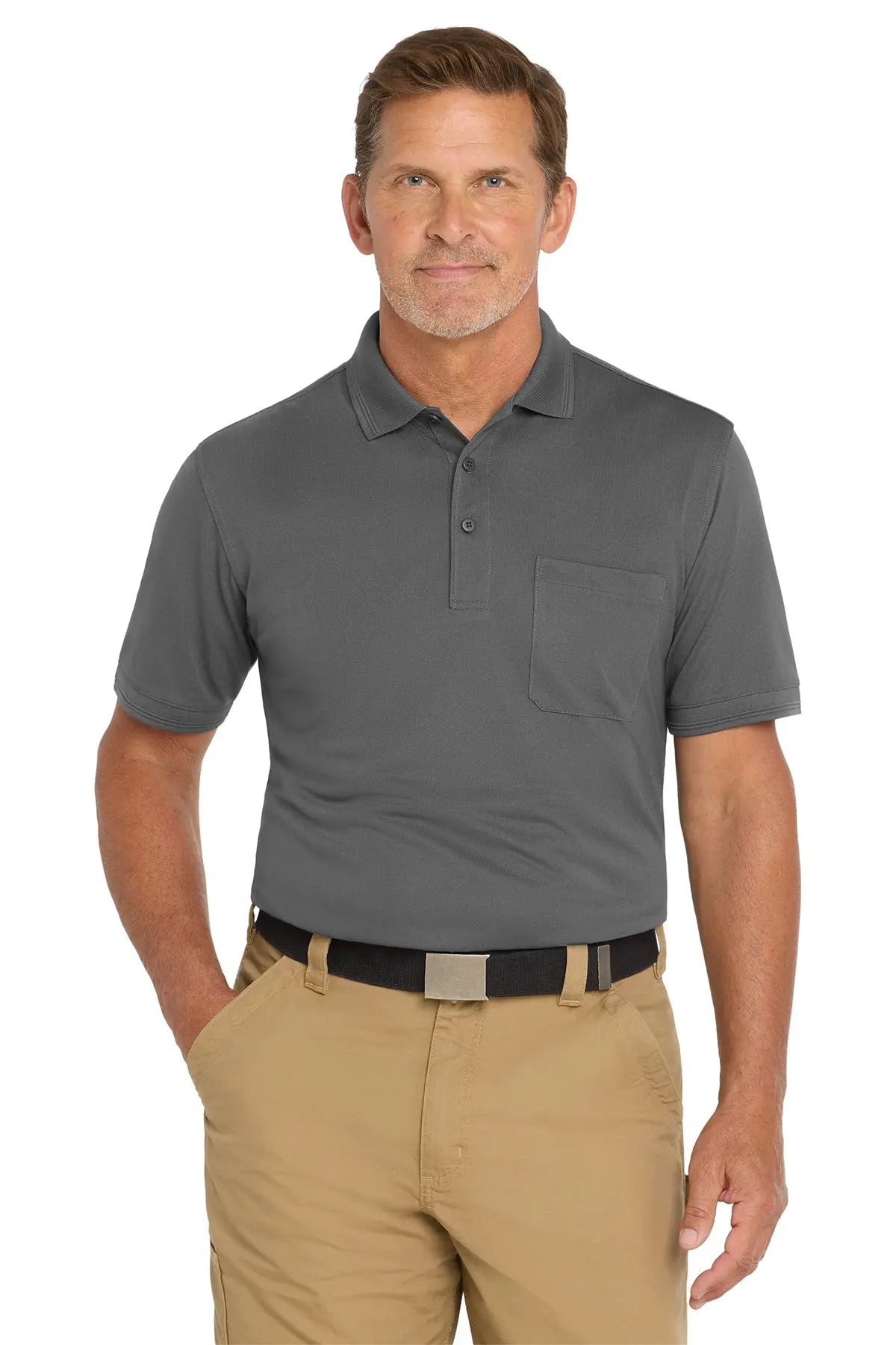 CornerStone® Industrial Snag-Proof Pique Pocket Polo #CS4020PGame Over Merch