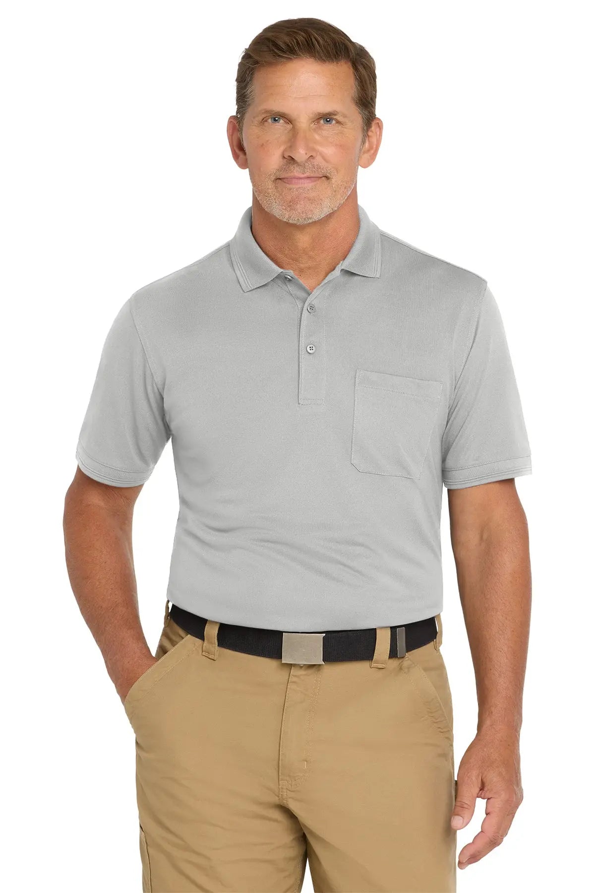 CornerStone® Industrial Snag-Proof Pique Pocket Polo #CS4020PGame Over Merch