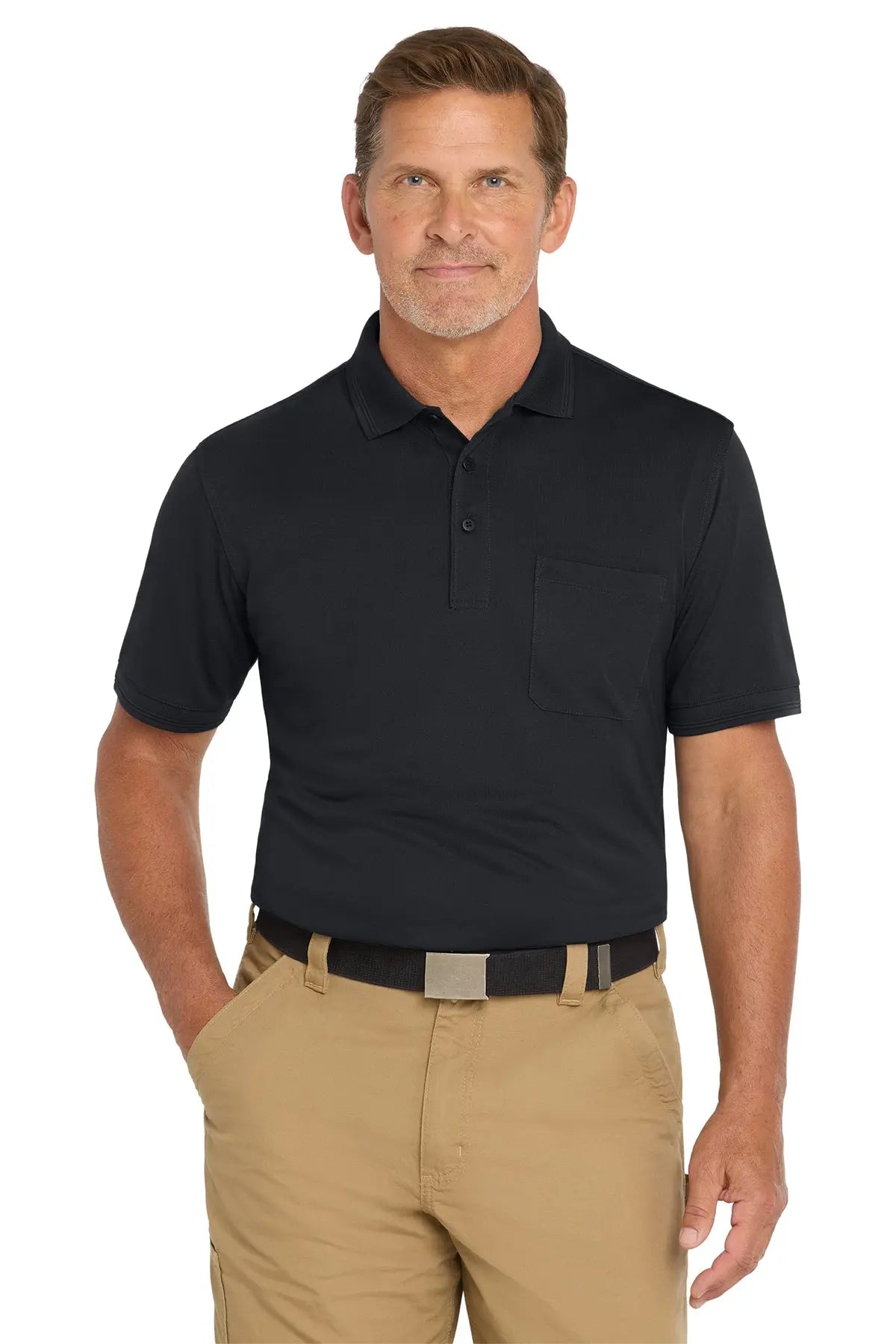 CornerStone® Industrial Snag-Proof Pique Pocket Polo #CS4020PGame Over Merch