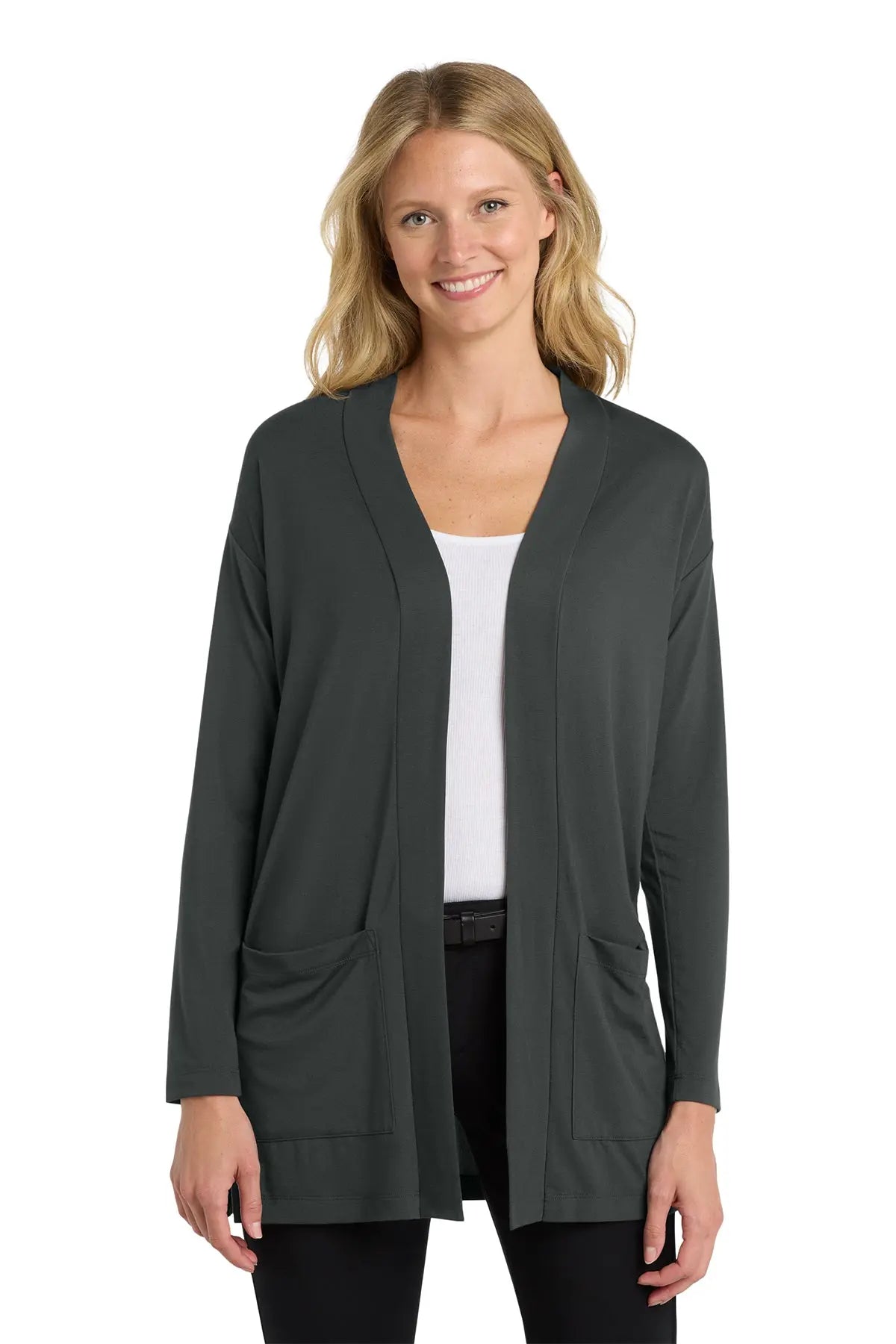 Port Authority ® Women's Concept Long Pocket Cardigan #LK5434Game Over Merch