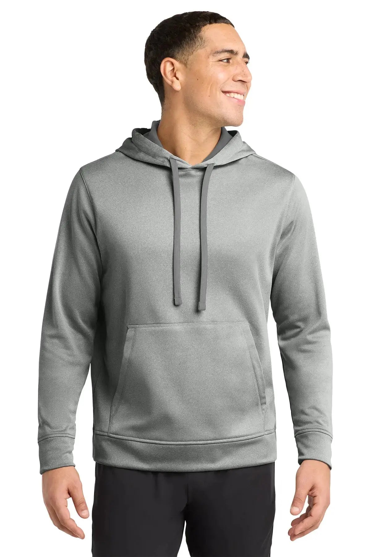 Sport-Tek® PosiCharge® Sport-Wick® Heather Fleece Hooded Pullover #ST264 Game Over Merch