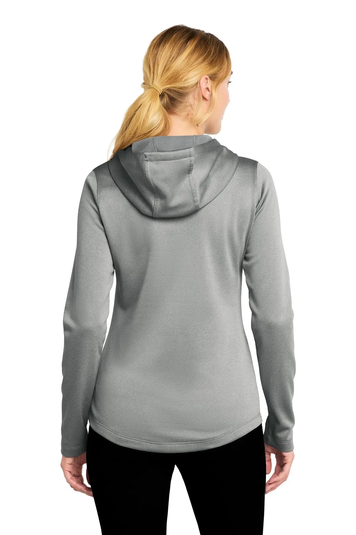 Sport-Tek® Women's PosiCharge® Sport-Wick® Heather Fleece Hooded Pullover #LST264