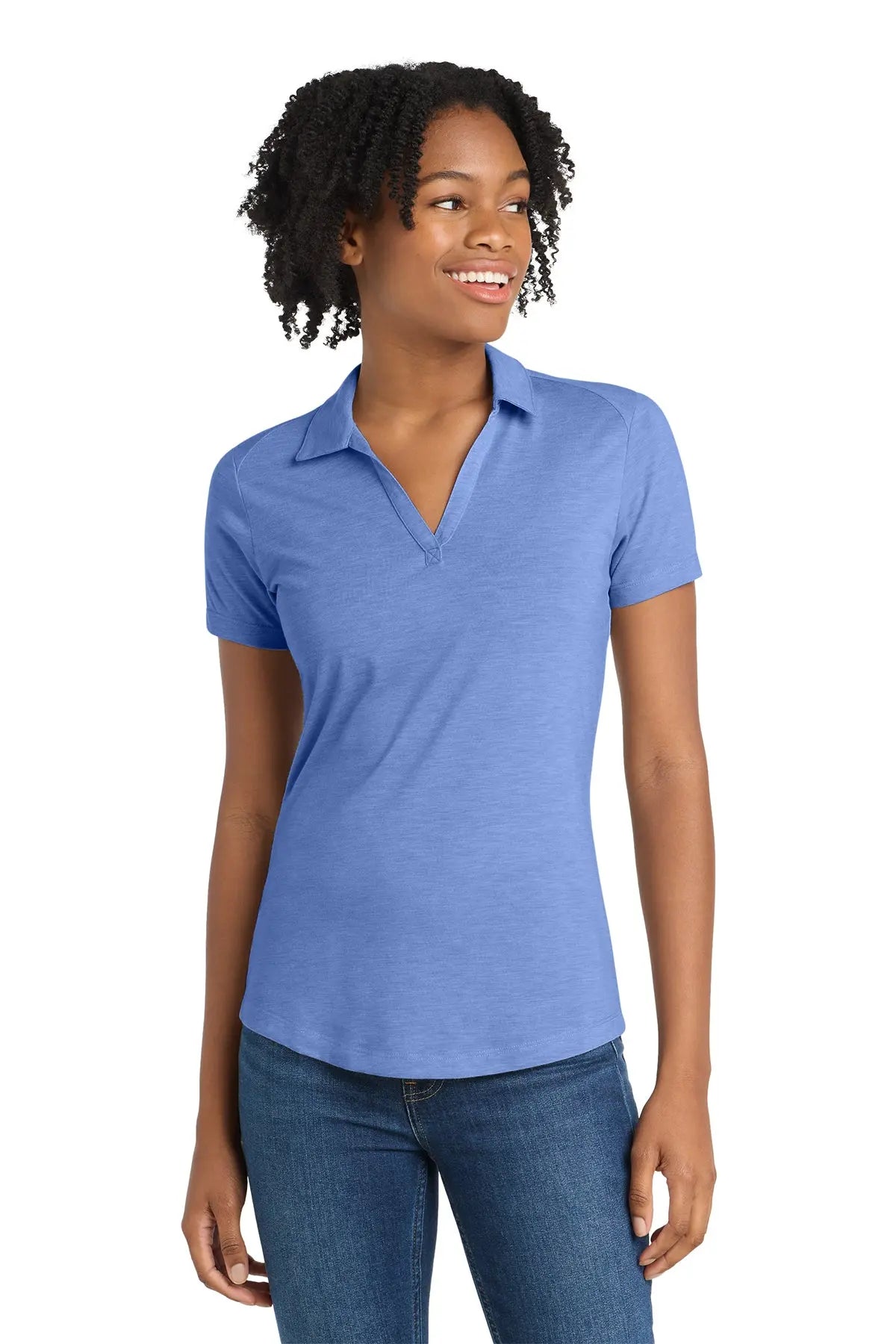 Sport-Tek® Women's PosiCharge® Tri-Blend Wicking Polo #LST405Game Over Merch
