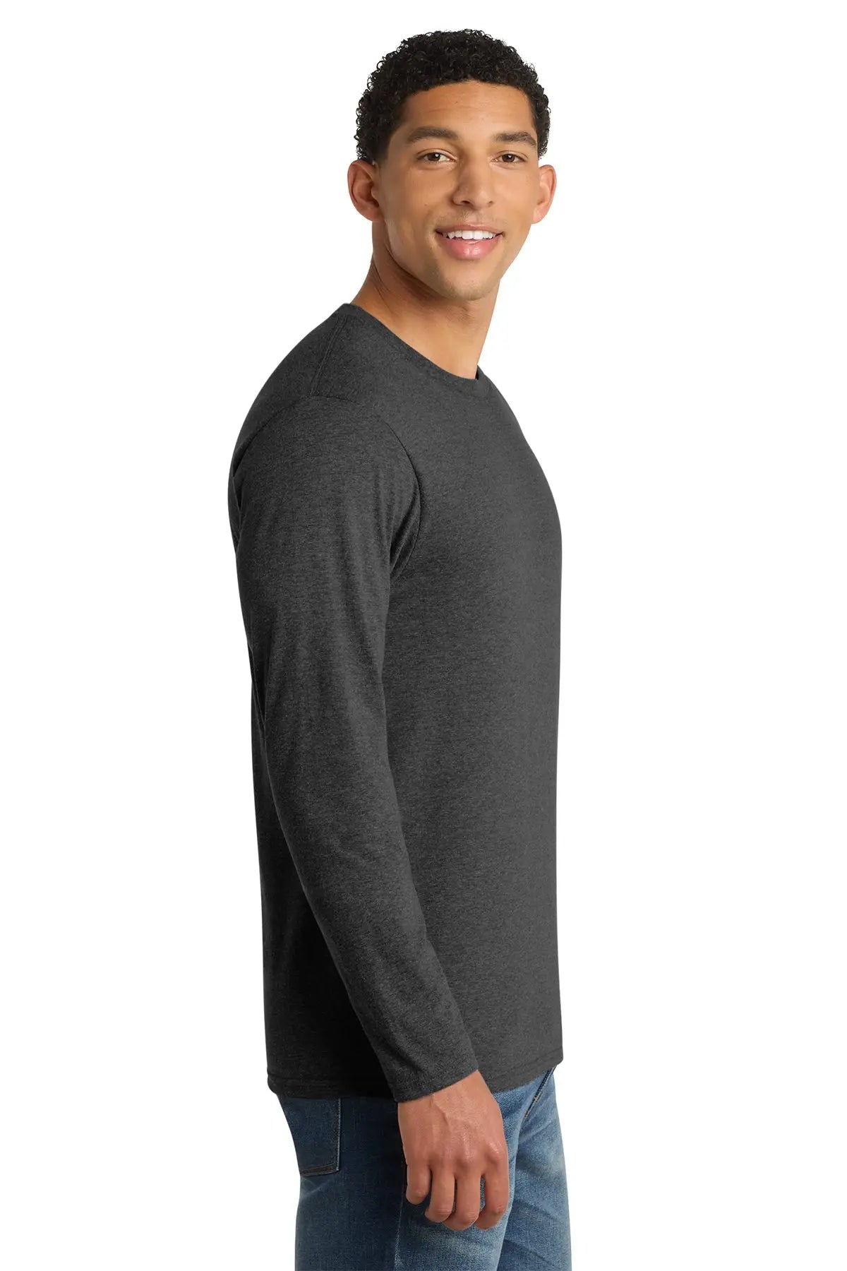 Port & Co™ Long Sleeve Fan Favorite™ Blend Tee #PC455LS