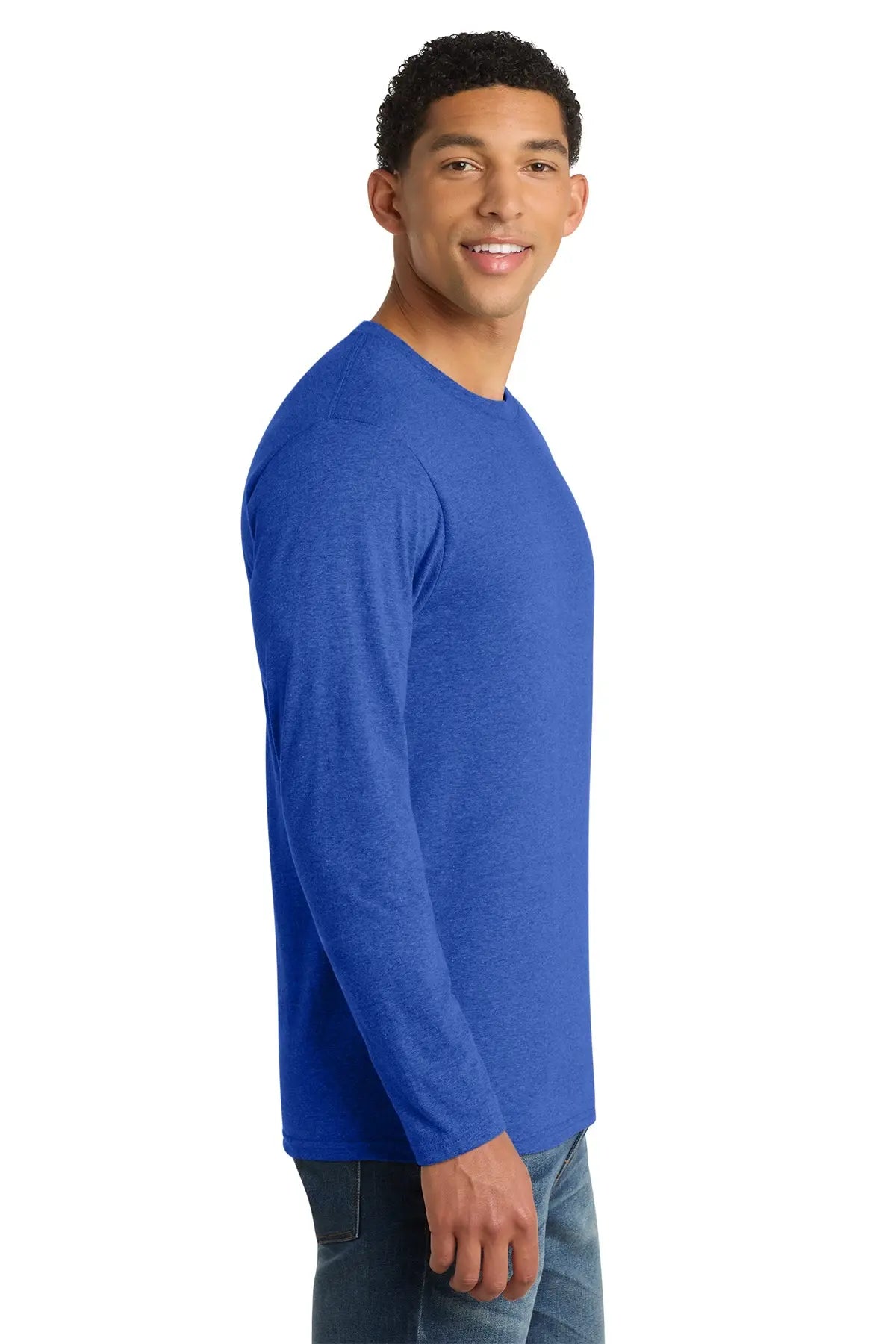 Port & Co™ Long Sleeve Fan Favorite™ Blend Tee #PC455LS