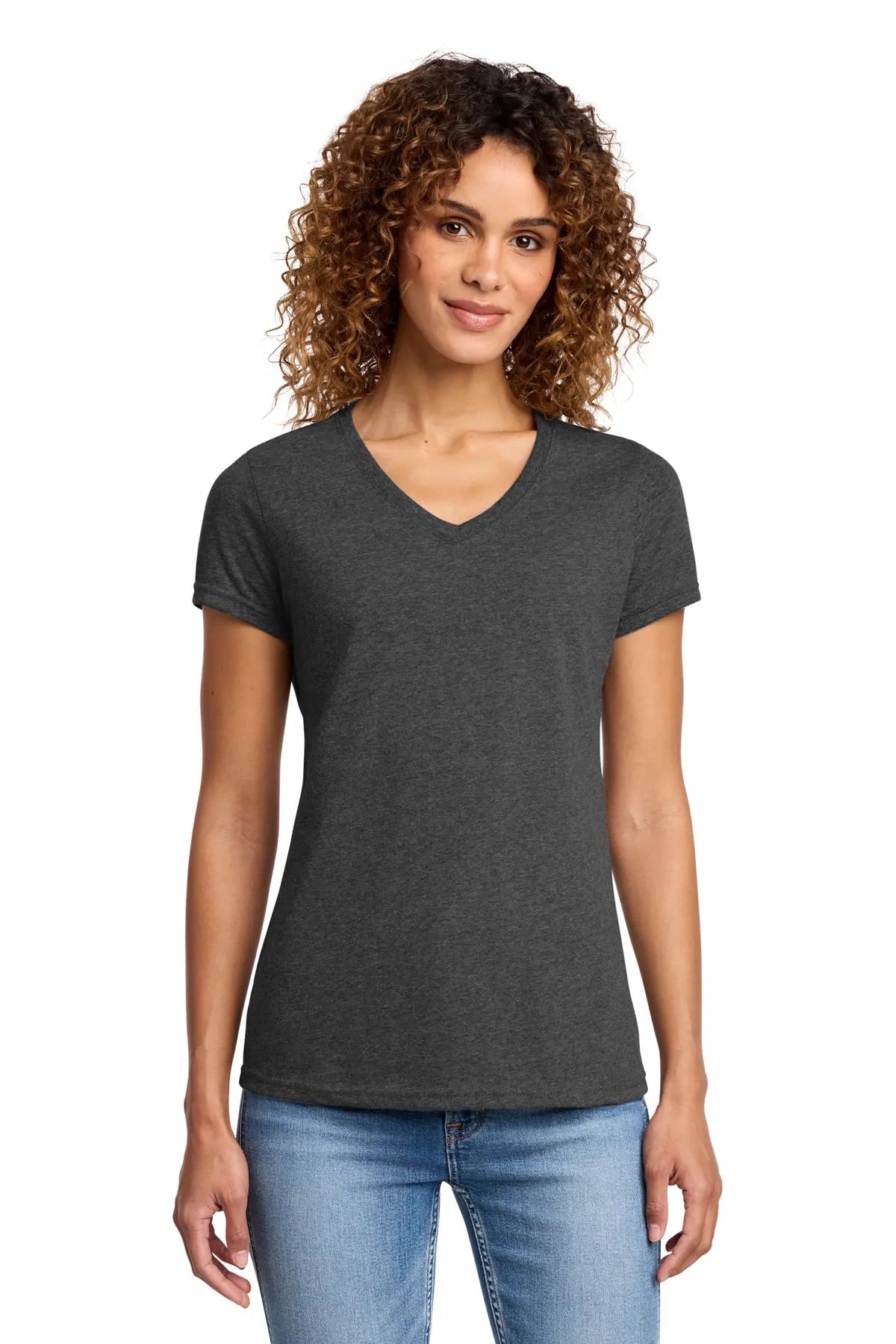 Port & Co™ Women's Fan Favorite™ Blend V-Neck Tee #LPC455V