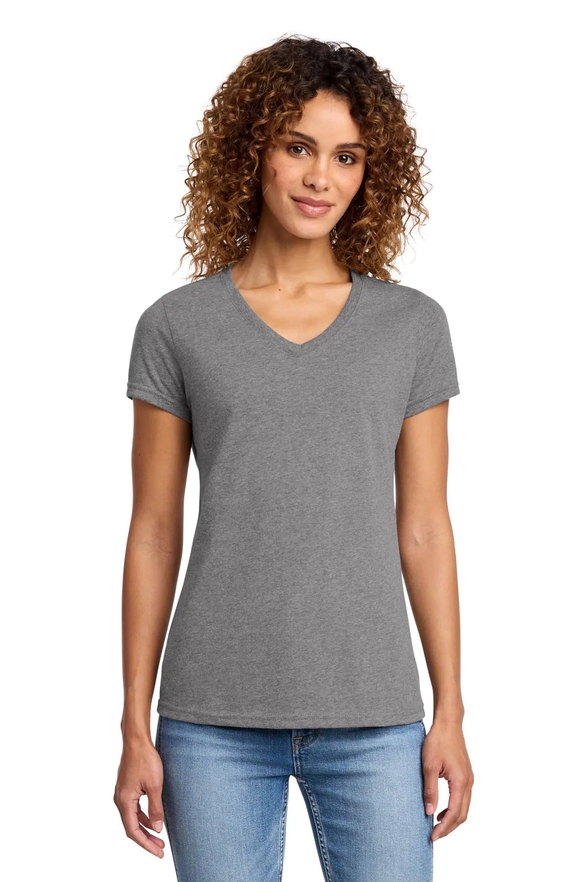 Port & Co™ Women's Fan Favorite™ Blend V-Neck Tee #LPC455V