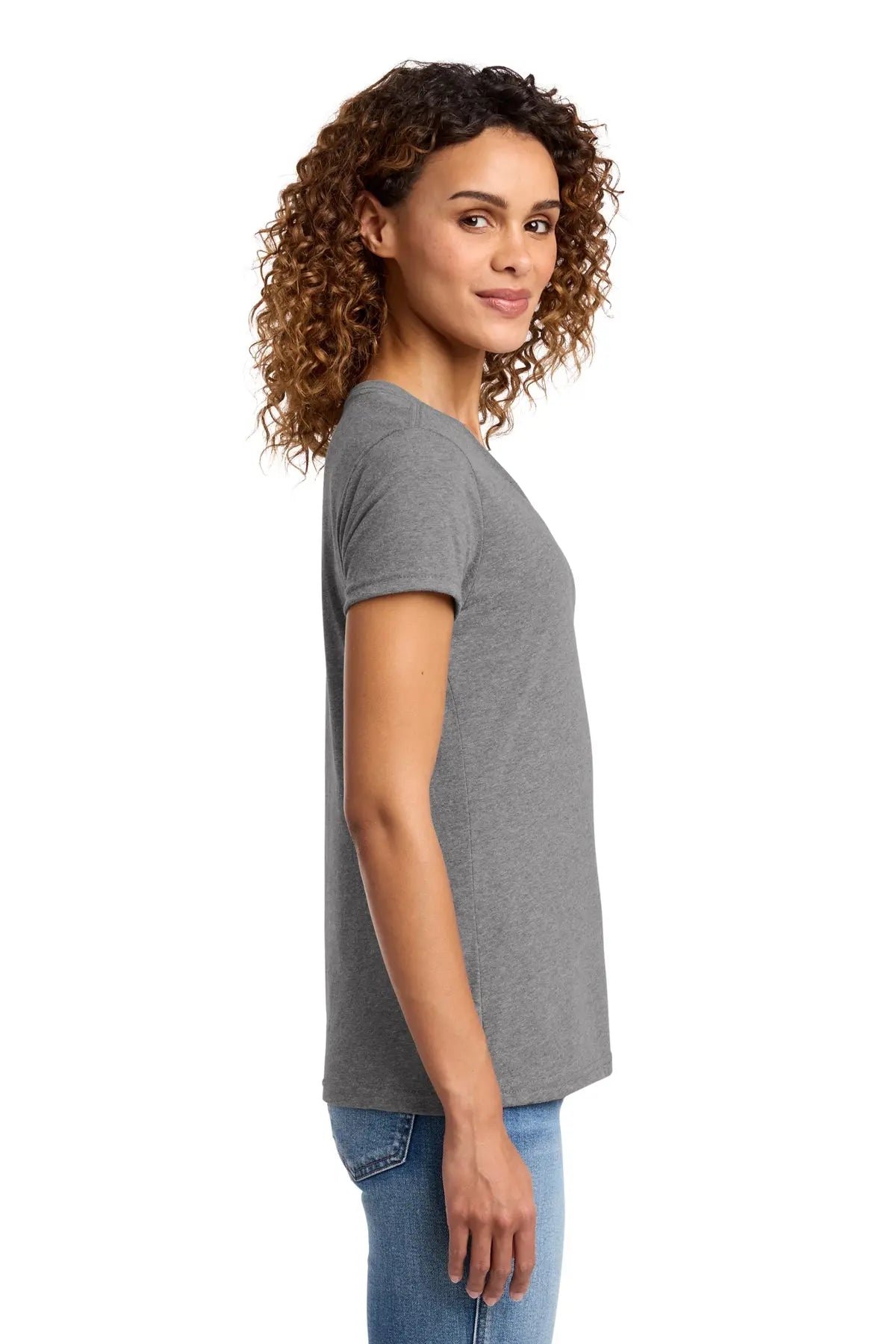 Port & Co™ Women's Fan Favorite™ Blend V-Neck Tee #LPC455V