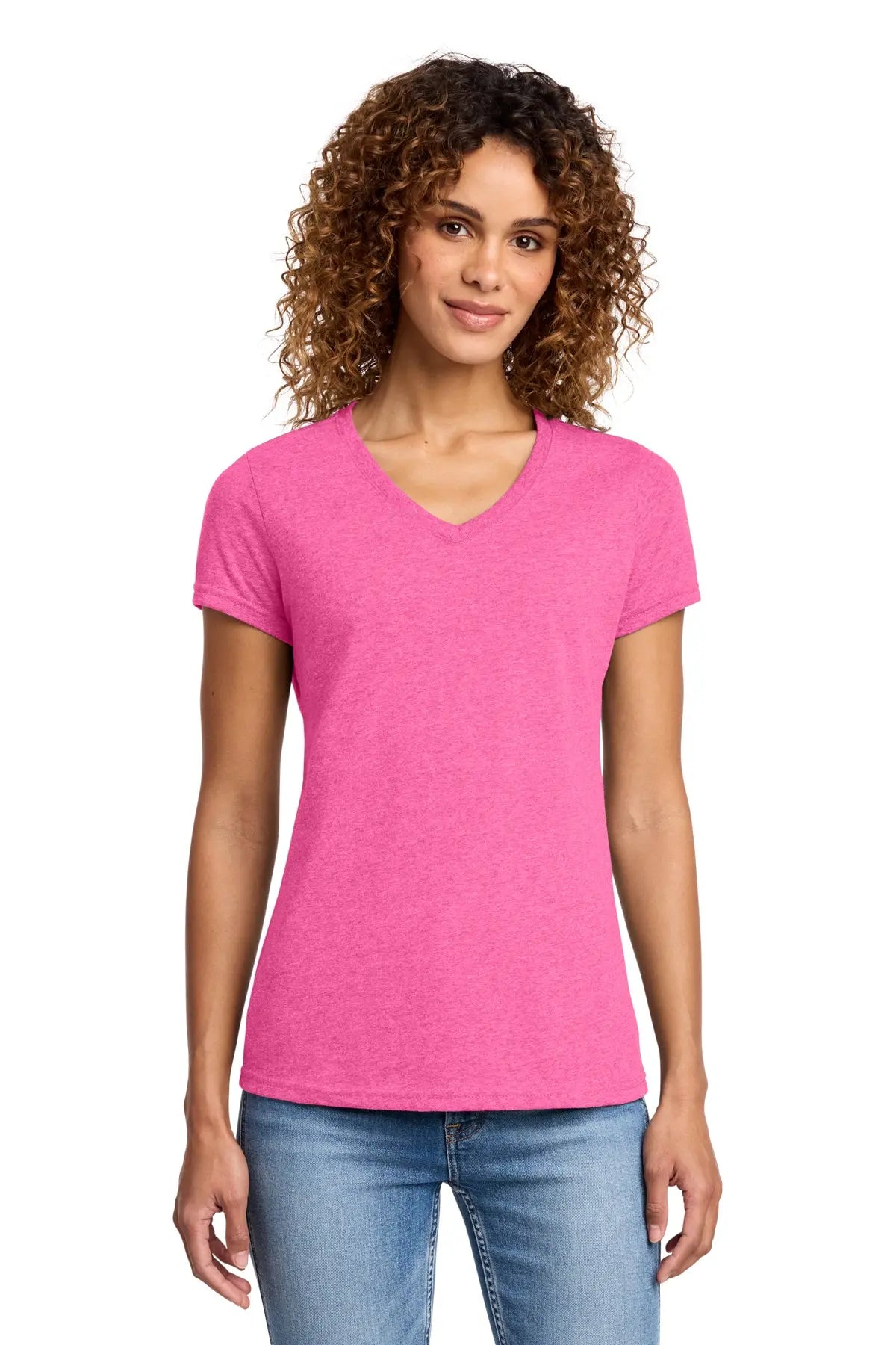 Port & Co™ Women's Fan Favorite™ Blend V-Neck Tee #LPC455V