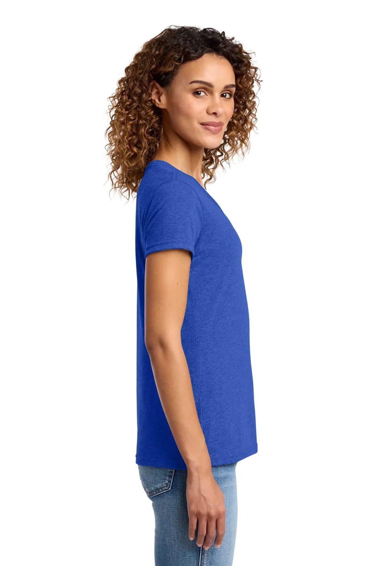 Port & Co™ Women's Fan Favorite™ Blend V-Neck Tee #LPC455V