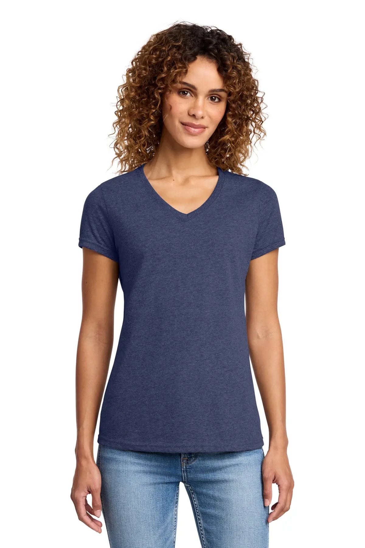 Port & Co™ Women's Fan Favorite™ Blend V-Neck Tee #LPC455V