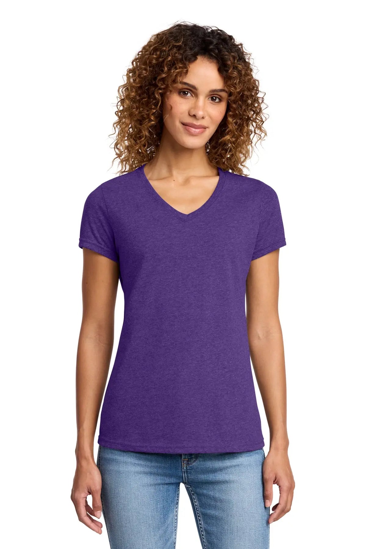 Port & Co™ Women's Fan Favorite™ Blend V-Neck Tee #LPC455V