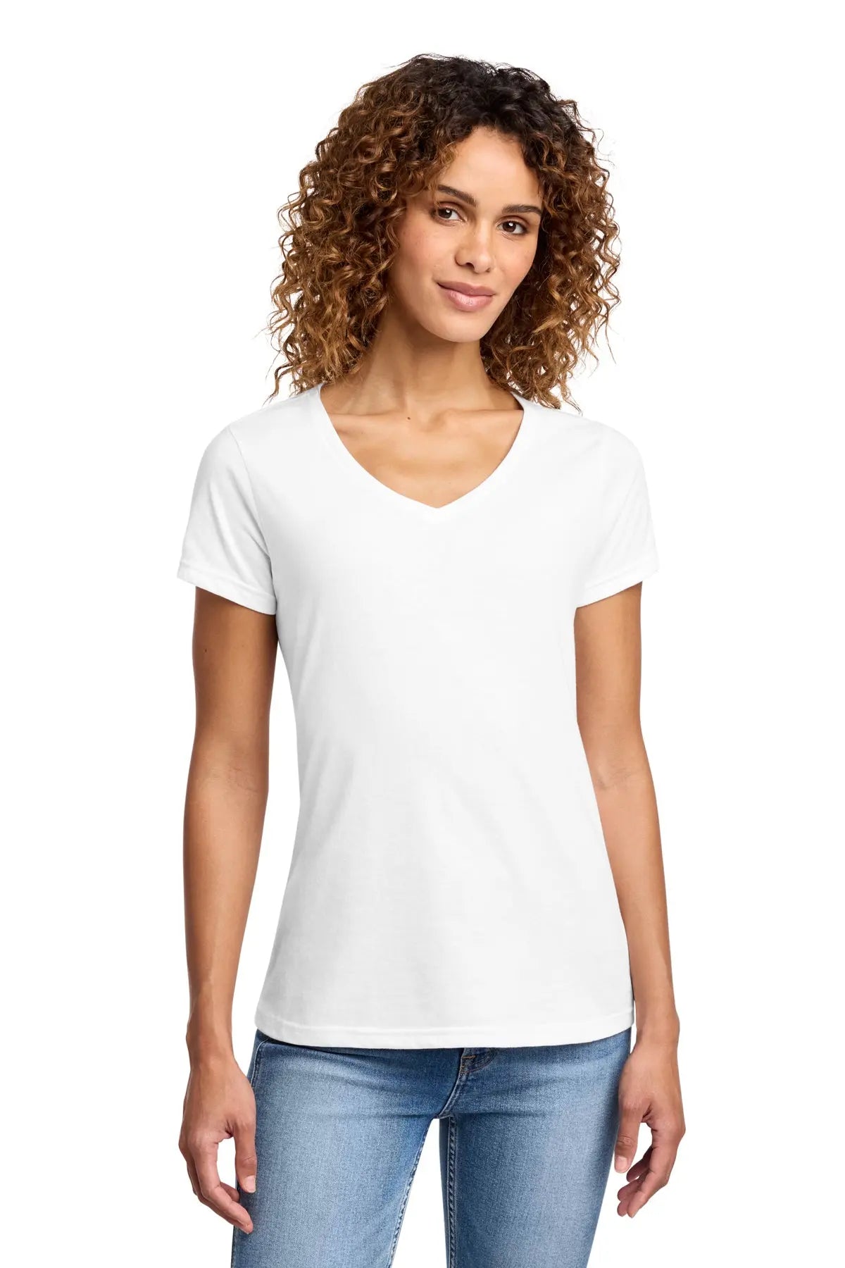 Port & Co™ Women's Fan Favorite™ Blend V-Neck Tee #LPC455V