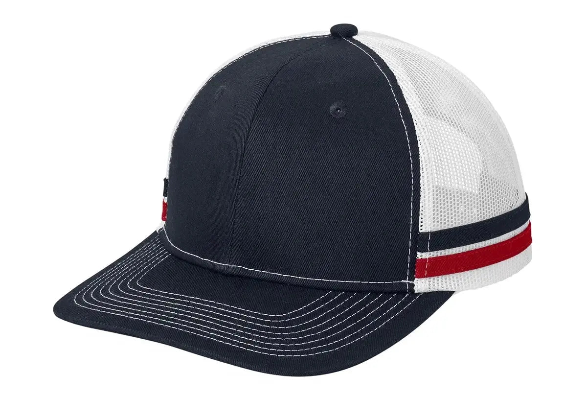 Port Authority ® Two-Stripe Snapback Trucker Cap #C113 Game Over Merch