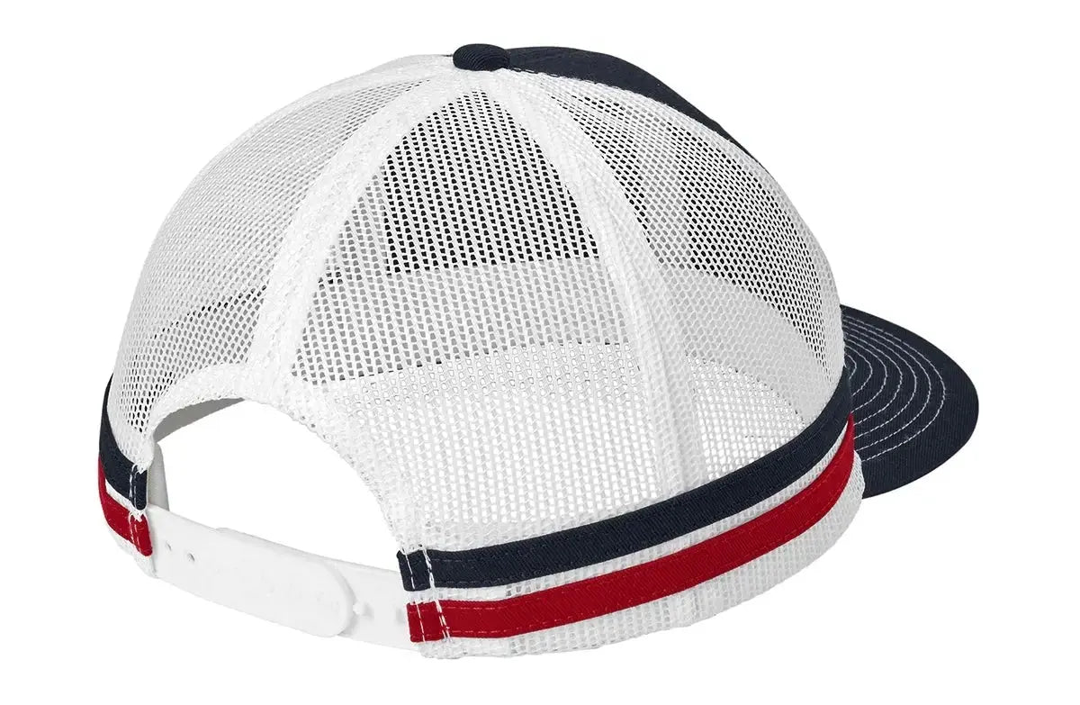 Port Authority ® Two-Stripe Snapback Trucker Cap #C113 Game Over Merch