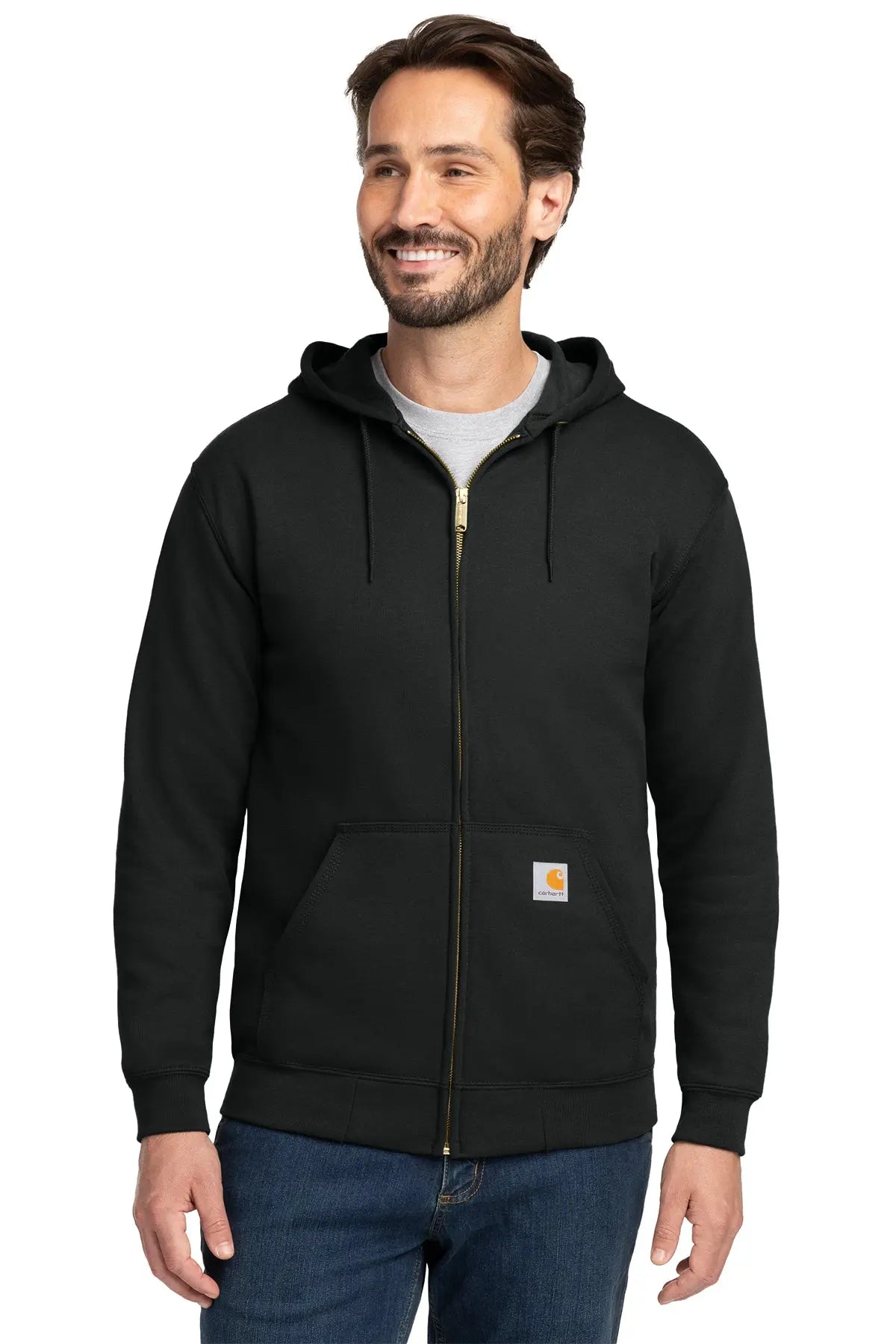 Carhartt® Midweight Hooded Zip-Front Sweatshirt #CTK122