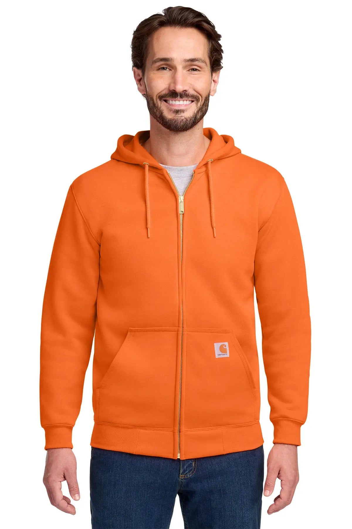 Carhartt® Midweight Hooded Zip-Front Sweatshirt #CTK122