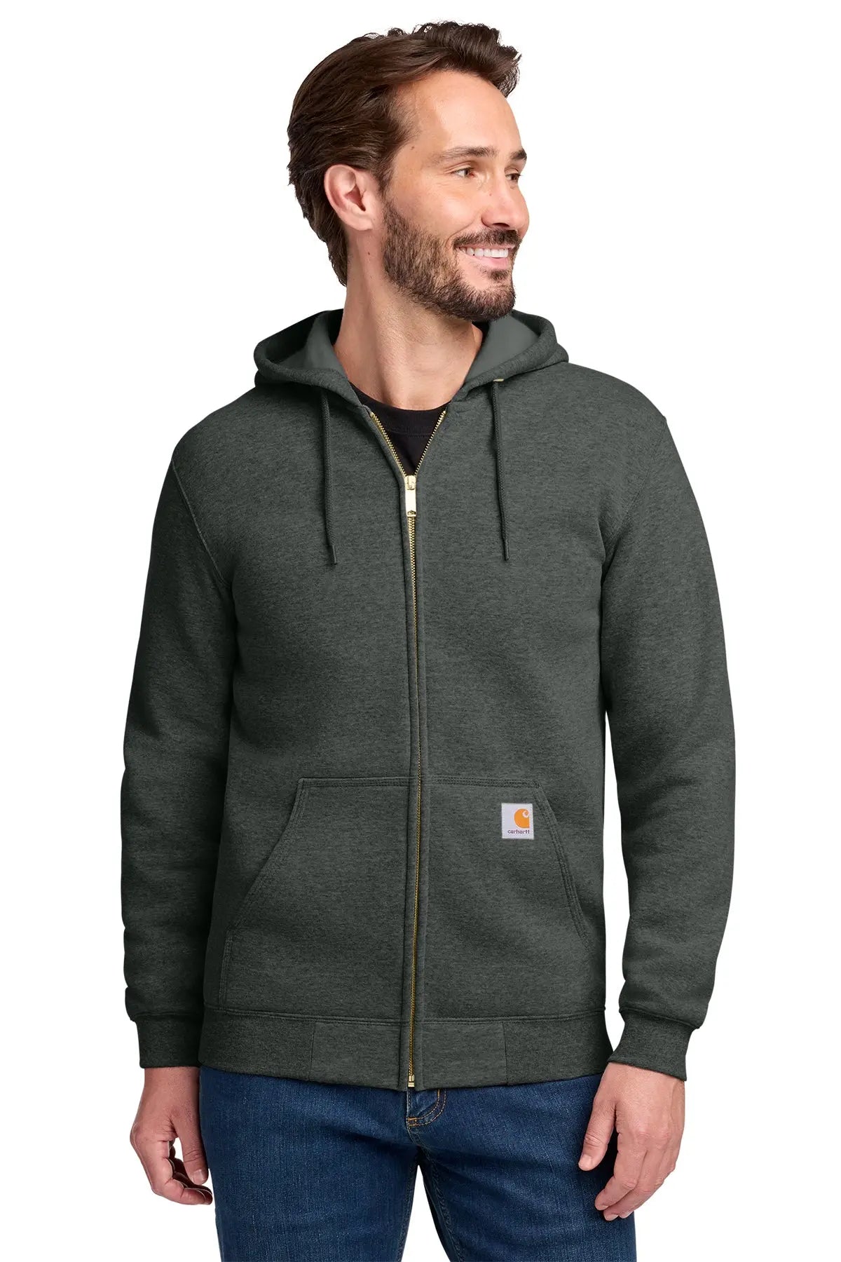 Carhartt® Midweight Hooded Zip-Front Sweatshirt #CTK122