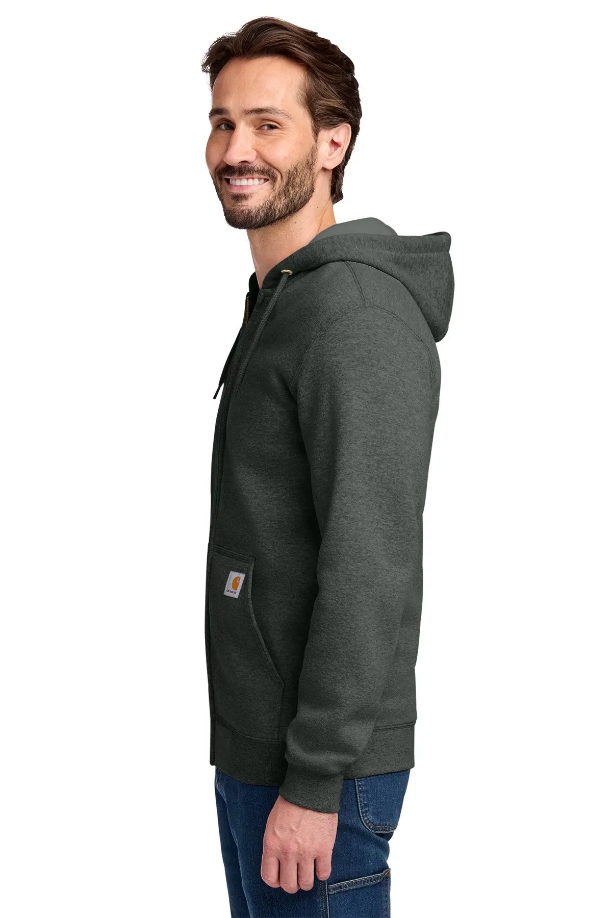 Carhartt® Midweight Hooded Zip-Front Sweatshirt #CTK122