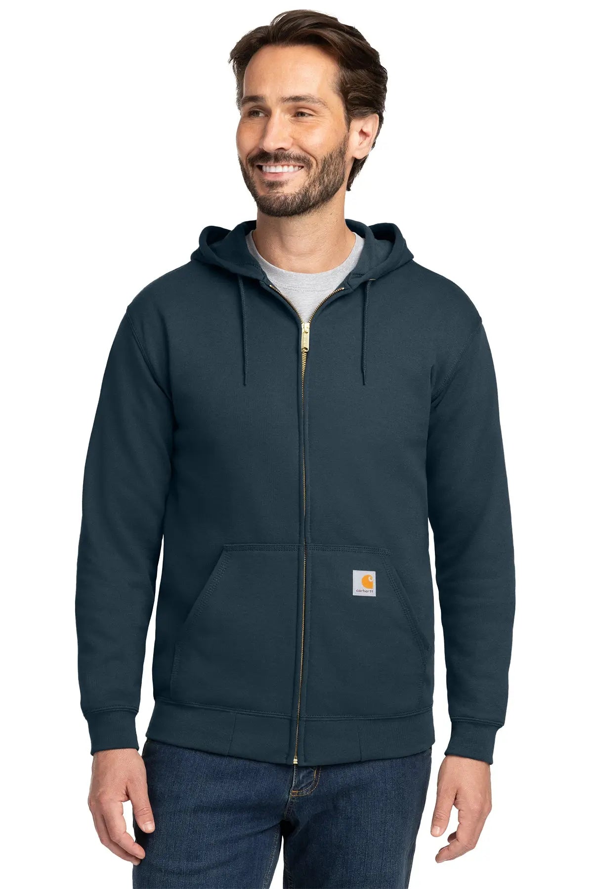 Carhartt® Midweight Hooded Zip-Front Sweatshirt #CTK122
