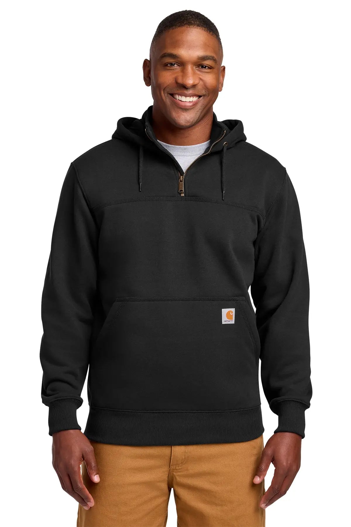 Carhartt® Rain Defender® Paxton Heavyweight Hooded Zip Mock Sweatshirt #CT100617
