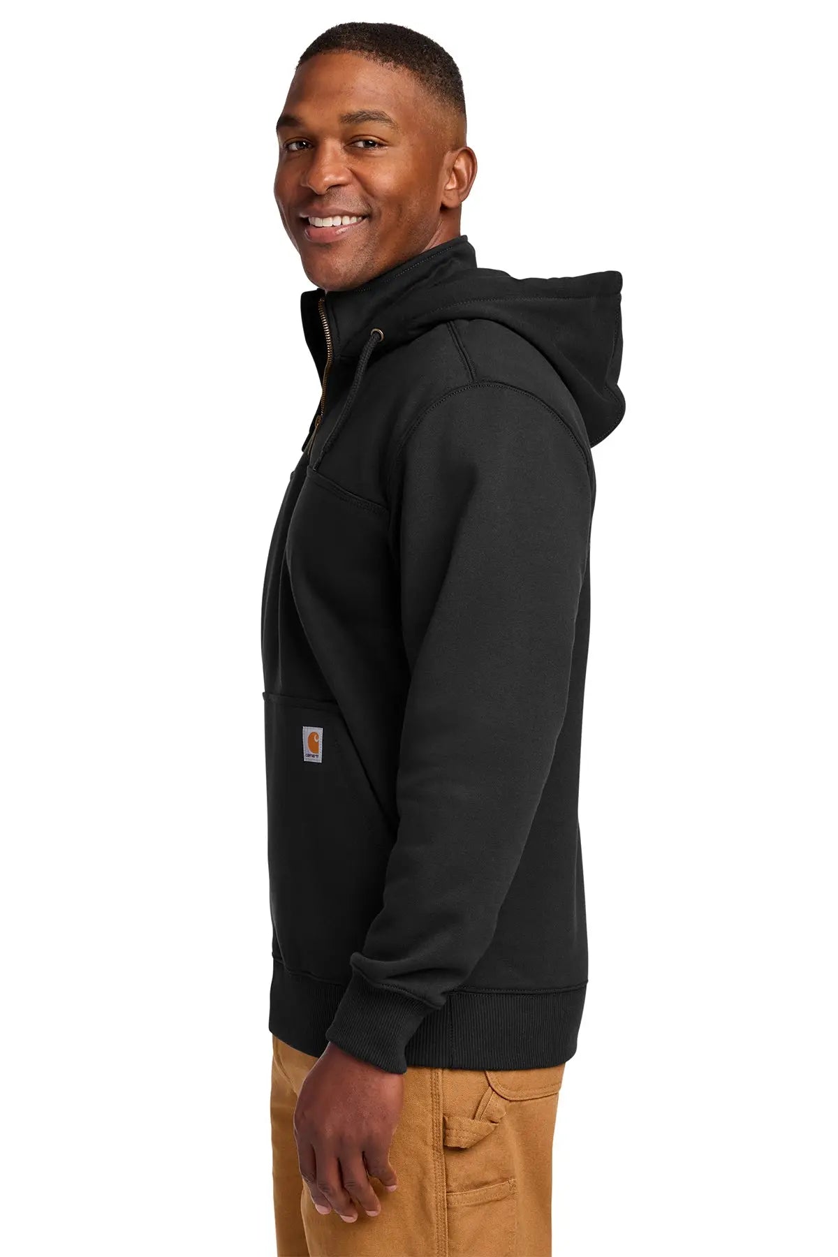 Carhartt® Rain Defender® Paxton Heavyweight Hooded Zip Mock Sweatshirt #CT100617