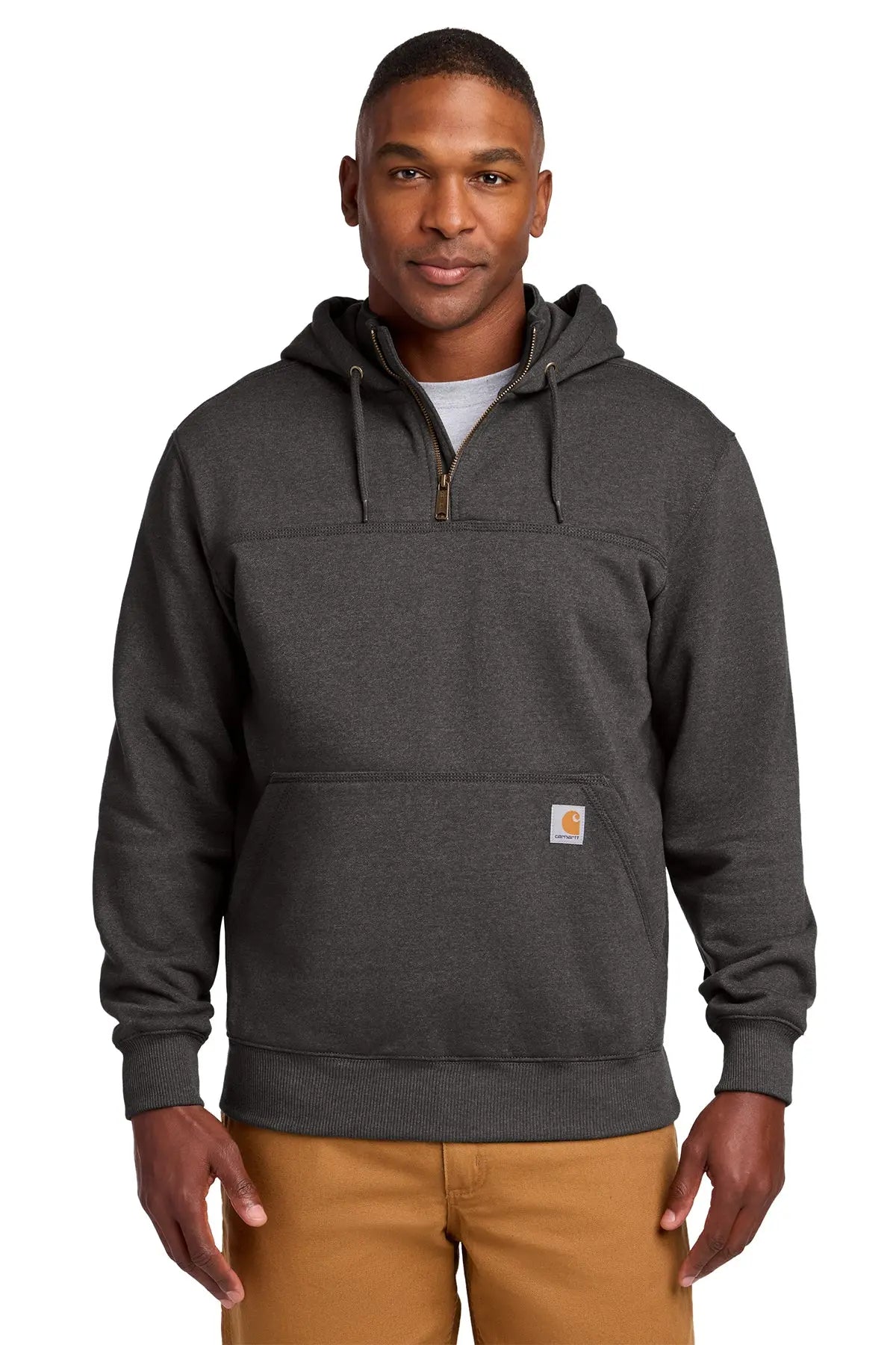 Carhartt® Rain Defender® Paxton Heavyweight Hooded Zip Mock Sweatshirt #CT100617