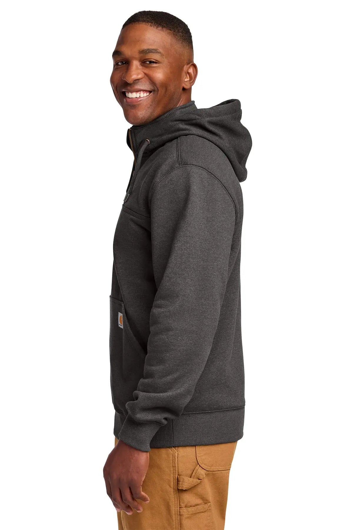 Carhartt® Rain Defender® Paxton Heavyweight Hooded Zip Mock Sweatshirt #CT100617