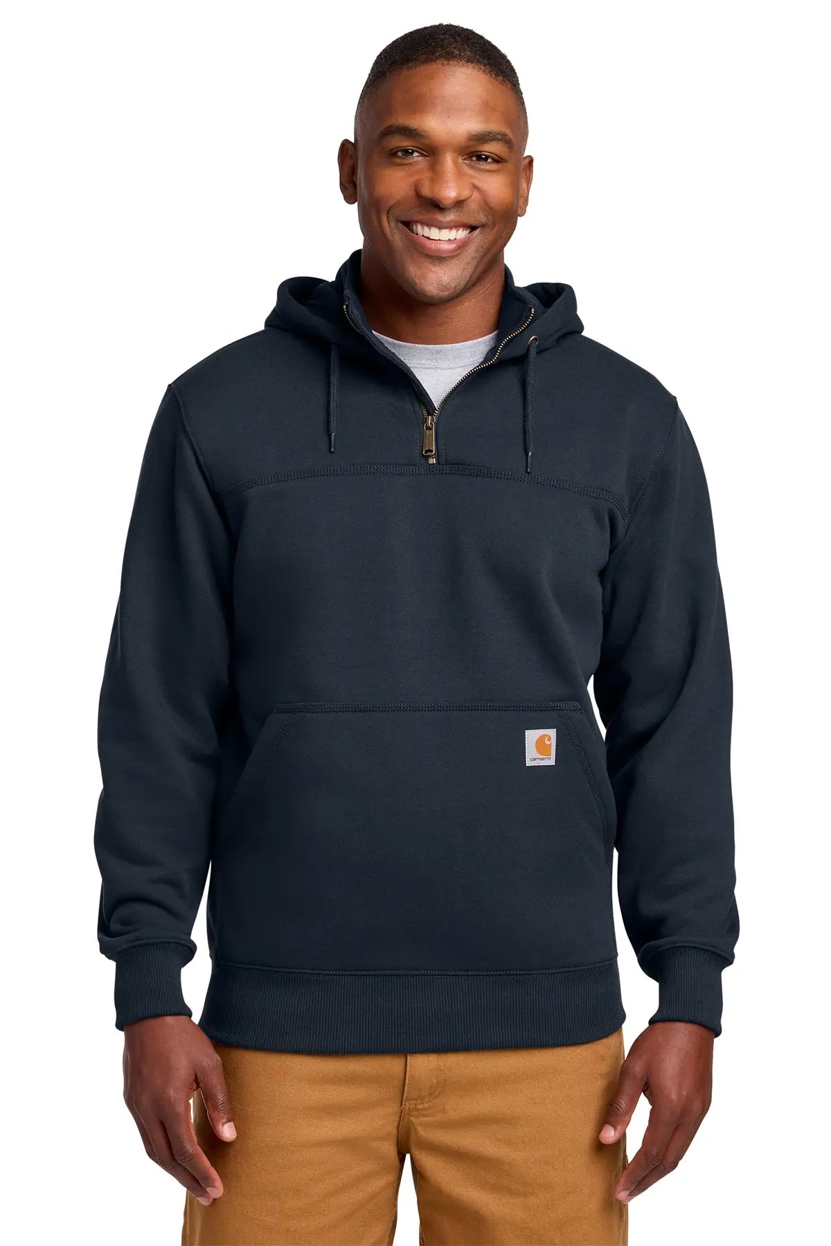 Carhartt® Rain Defender® Paxton Heavyweight Hooded Zip Mock Sweatshirt #CT100617