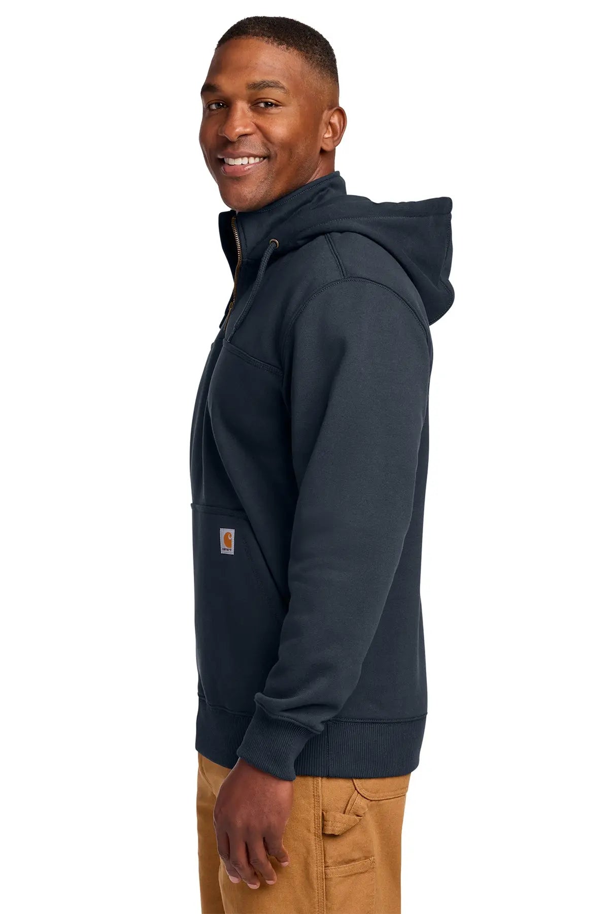 Carhartt® Rain Defender® Paxton Heavyweight Hooded Zip Mock Sweatshirt #CT100617
