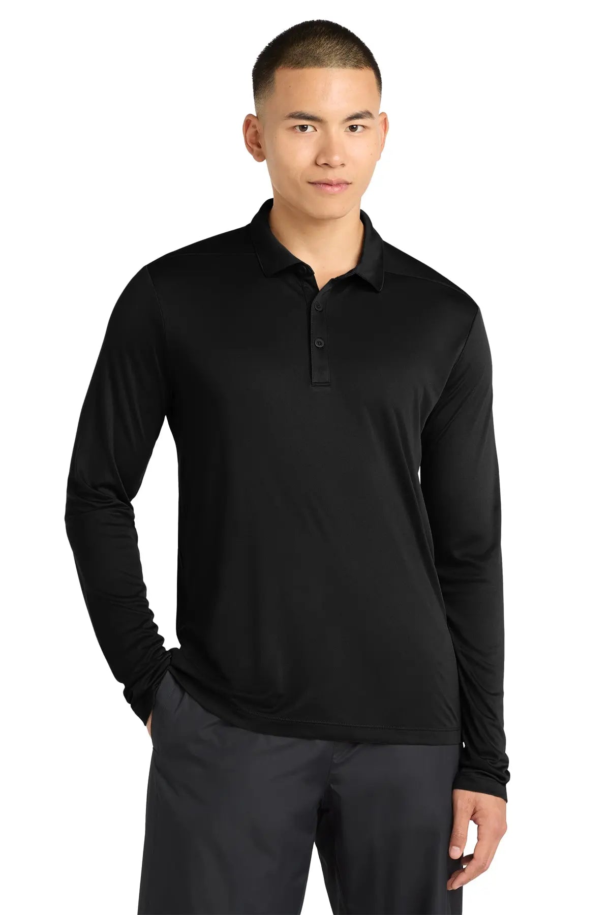 Sport-Tek ® Posi-UV® Pro Long Sleeve Polo #ST520LSGame Over Merch