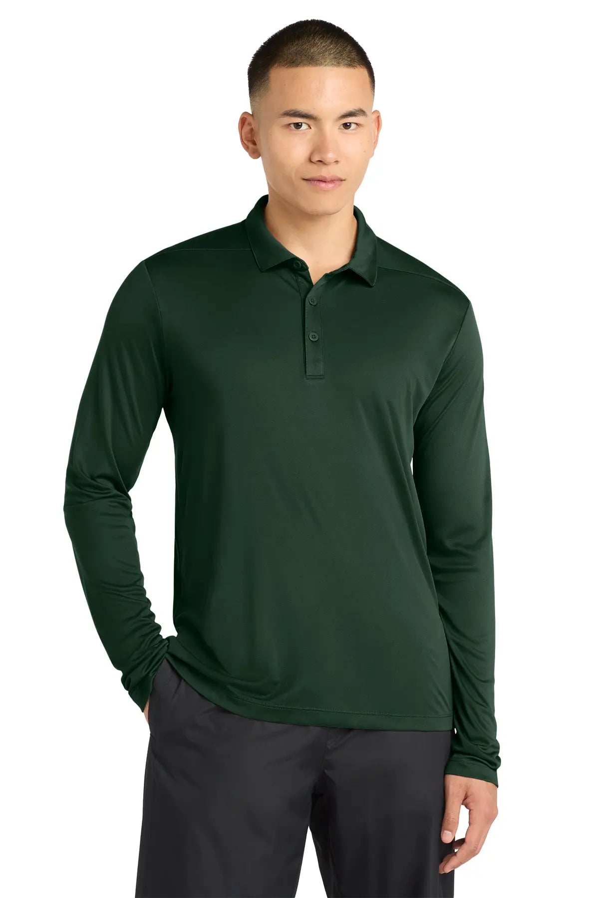 Sport-Tek ® Posi-UV® Pro Long Sleeve Polo #ST520LSGame Over Merch