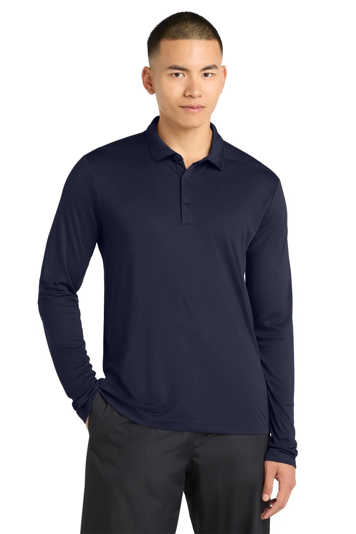 Sport-Tek ® Posi-UV® Pro Long Sleeve Polo #ST520LSGame Over Merch