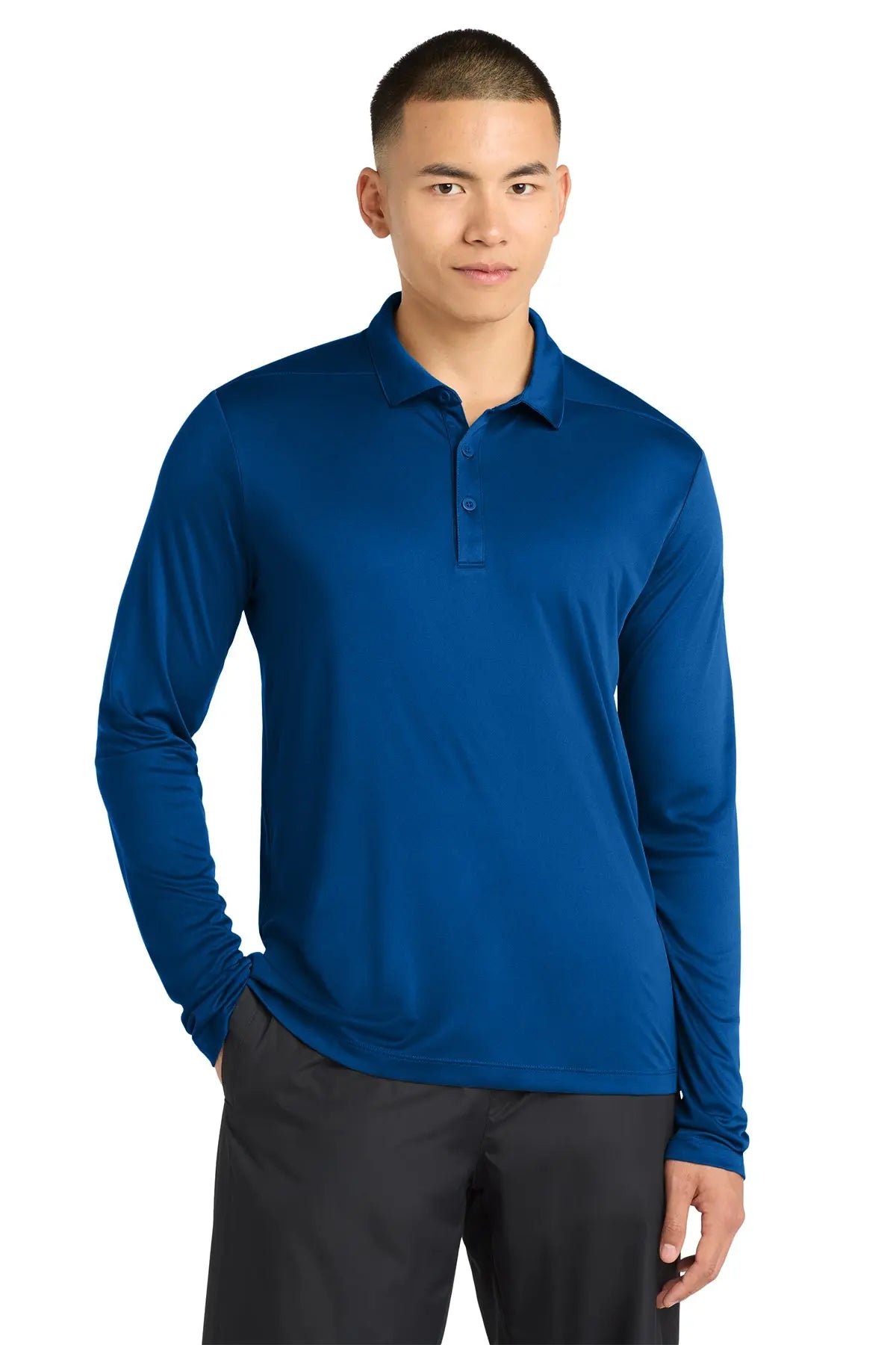 Sport-Tek ® Posi-UV® Pro Long Sleeve Polo #ST520LSGame Over Merch