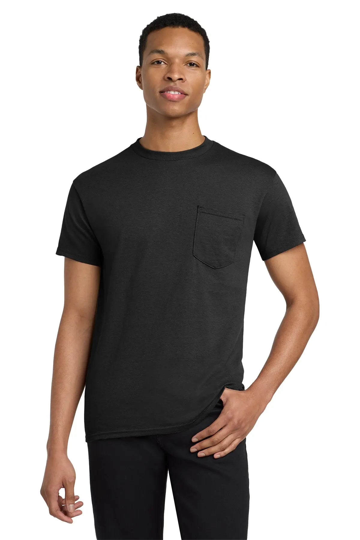 Gildan® Heavy Cotton™ 100% Cotton Pocket T-Shirt #5300