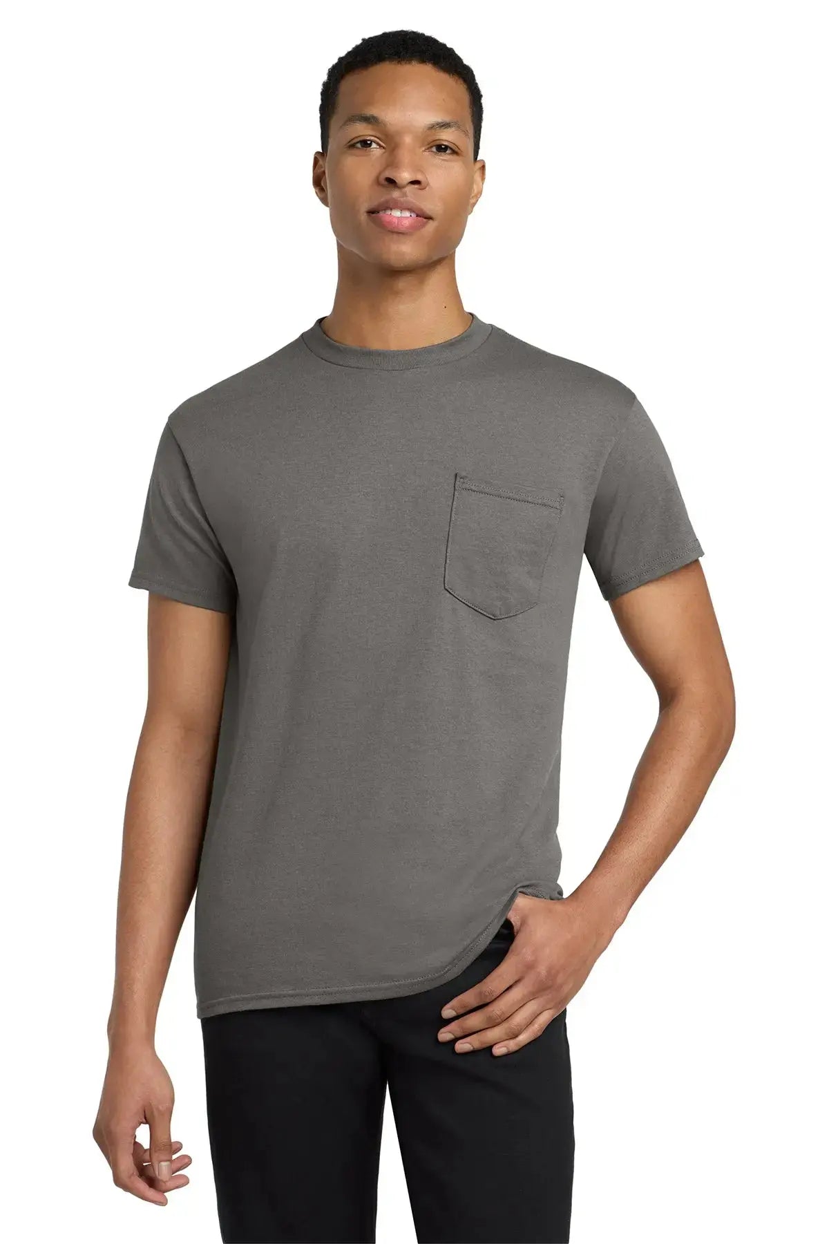 Gildan® Heavy Cotton™ 100% Cotton Pocket T-Shirt #5300 Game Over Merch