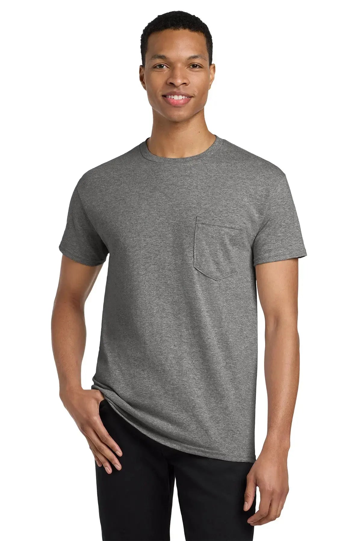 Gildan® Heavy Cotton™ 100% Cotton Pocket T-Shirt #5300 Game Over Merch