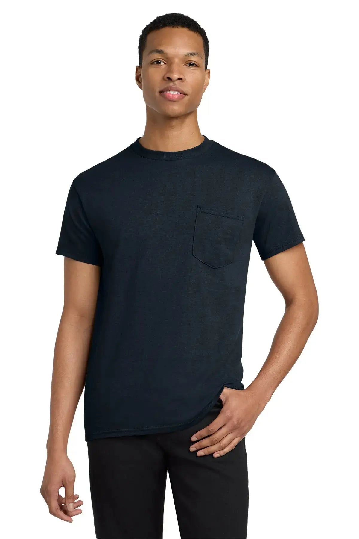 Gildan® Heavy Cotton™ 100% Cotton Pocket T-Shirt #5300 Game Over Merch