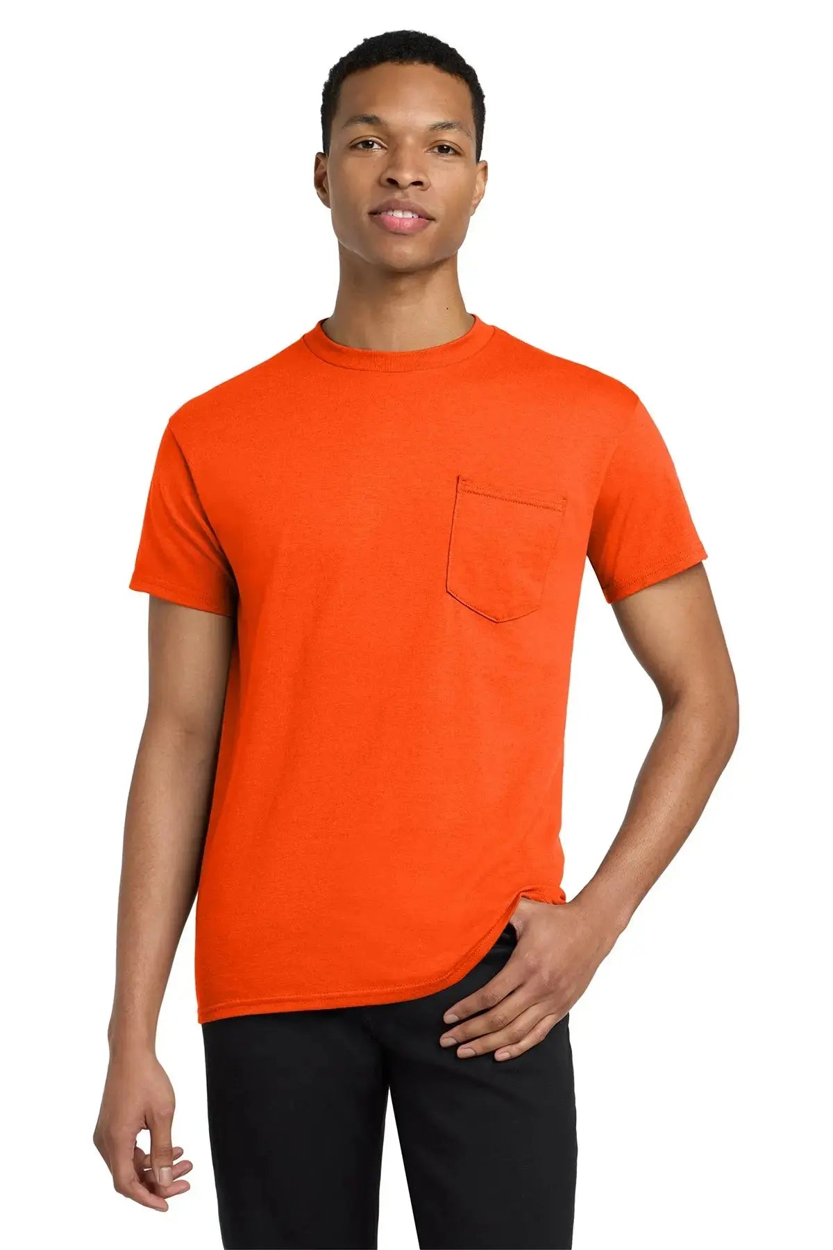 Gildan® Heavy Cotton™ 100% Cotton Pocket T-Shirt #5300 Game Over Merch