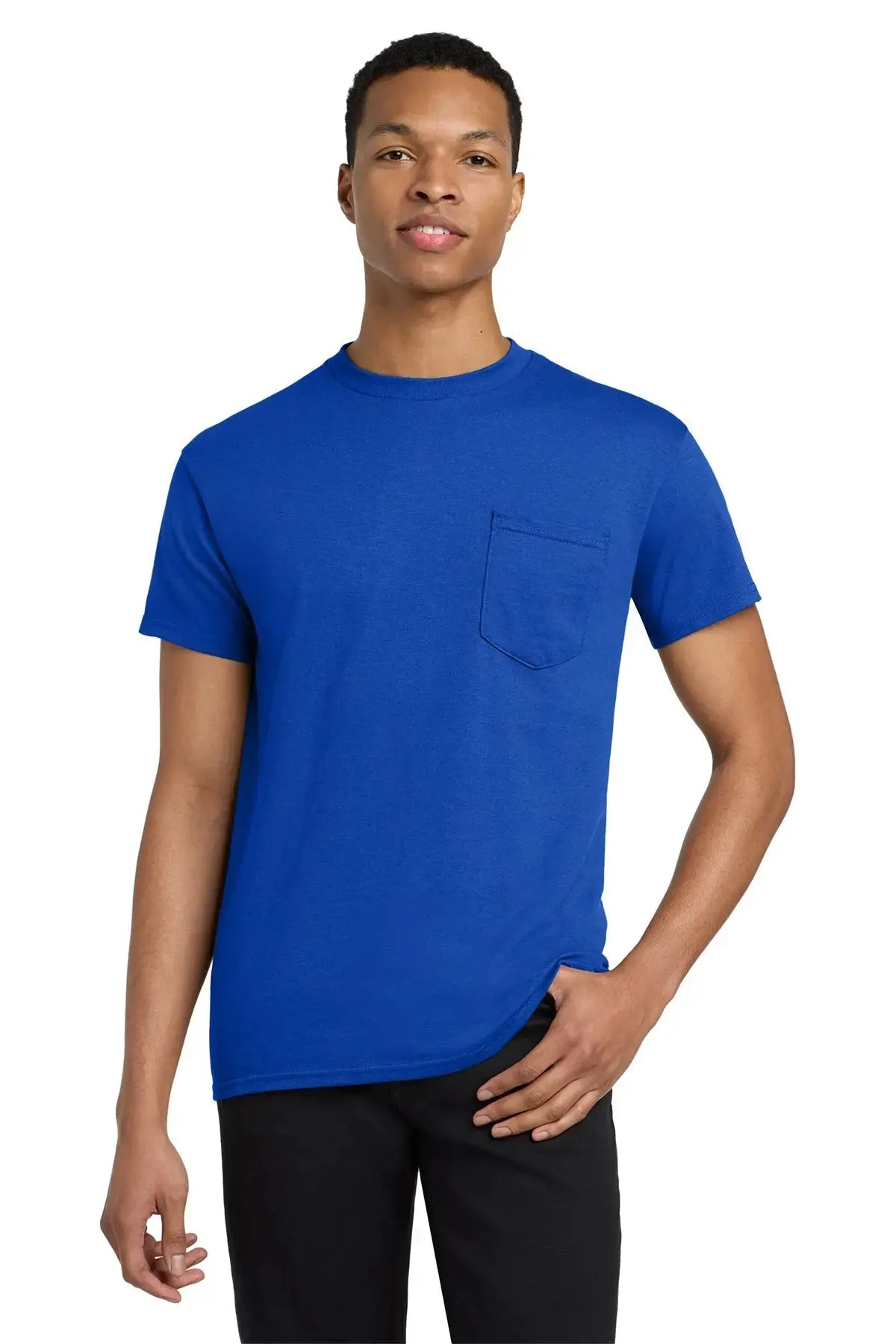 Gildan® Heavy Cotton™ 100% Cotton Pocket T-Shirt #5300 Game Over Merch