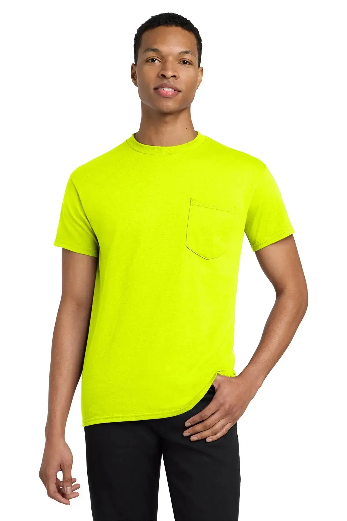 Gildan® Heavy Cotton™ 100% Cotton Pocket T-Shirt #5300 Game Over Merch