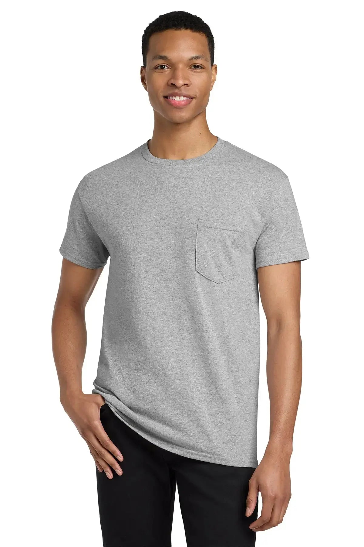 Gildan® Heavy Cotton™ 100% Cotton Pocket T-Shirt #5300 Game Over Merch