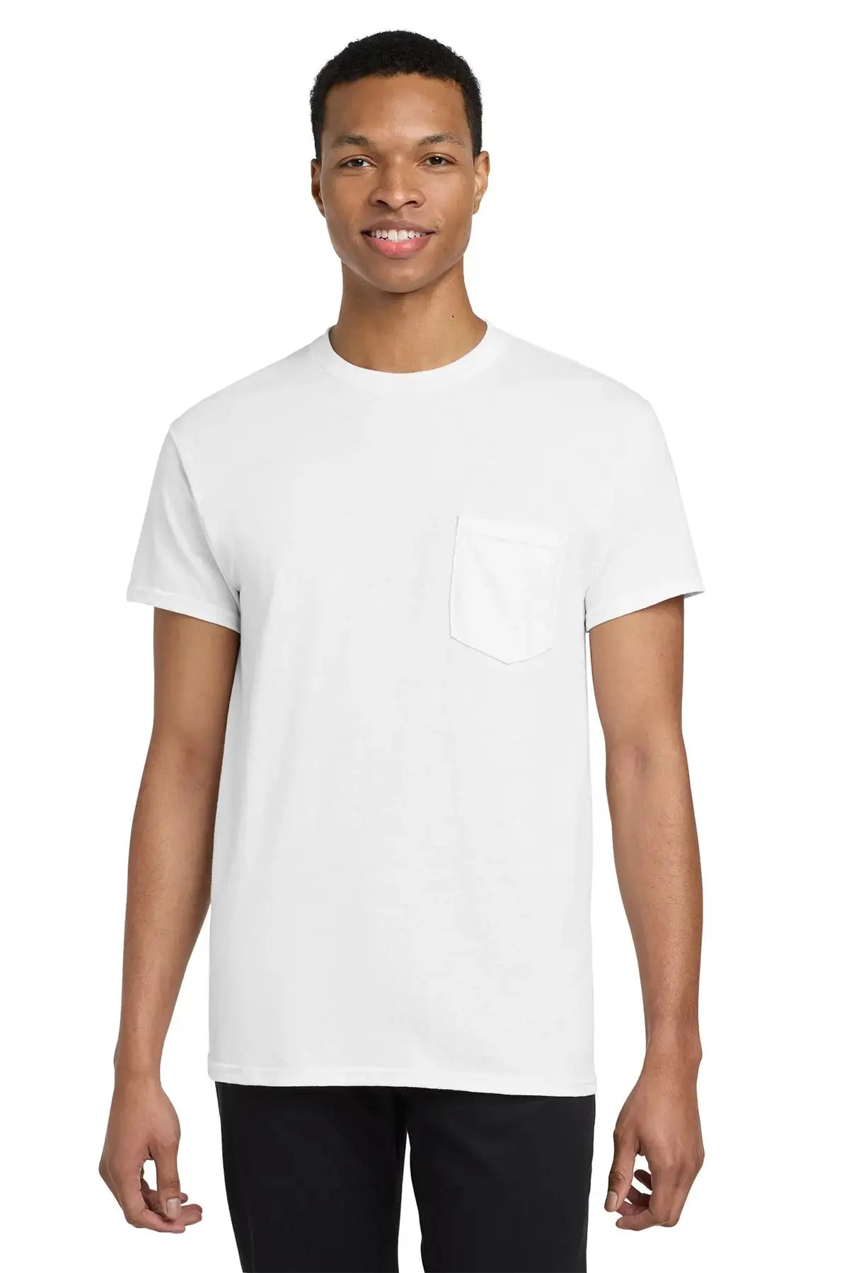 Gildan® Heavy Cotton™ 100% Cotton Pocket T-Shirt #5300 Game Over Merch