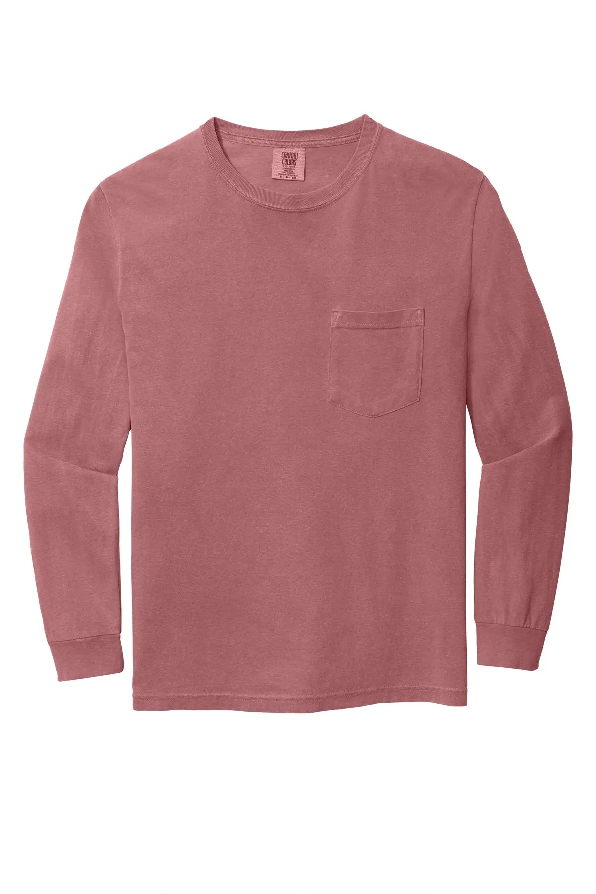 Comfort Colors® Heavyweight Ring Spun Long Sleeve Pocket Tee #4410