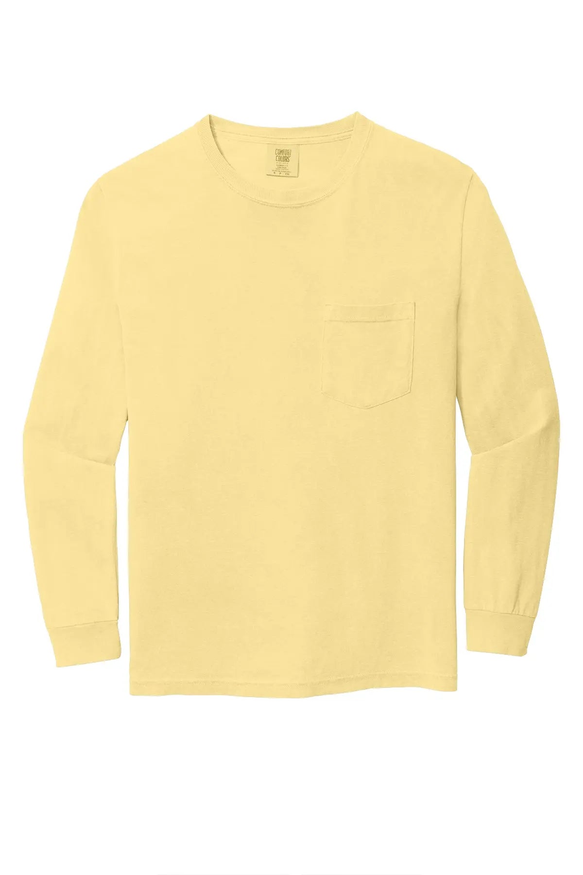Comfort Colors® Heavyweight Ring Spun Long Sleeve Pocket Tee #4410